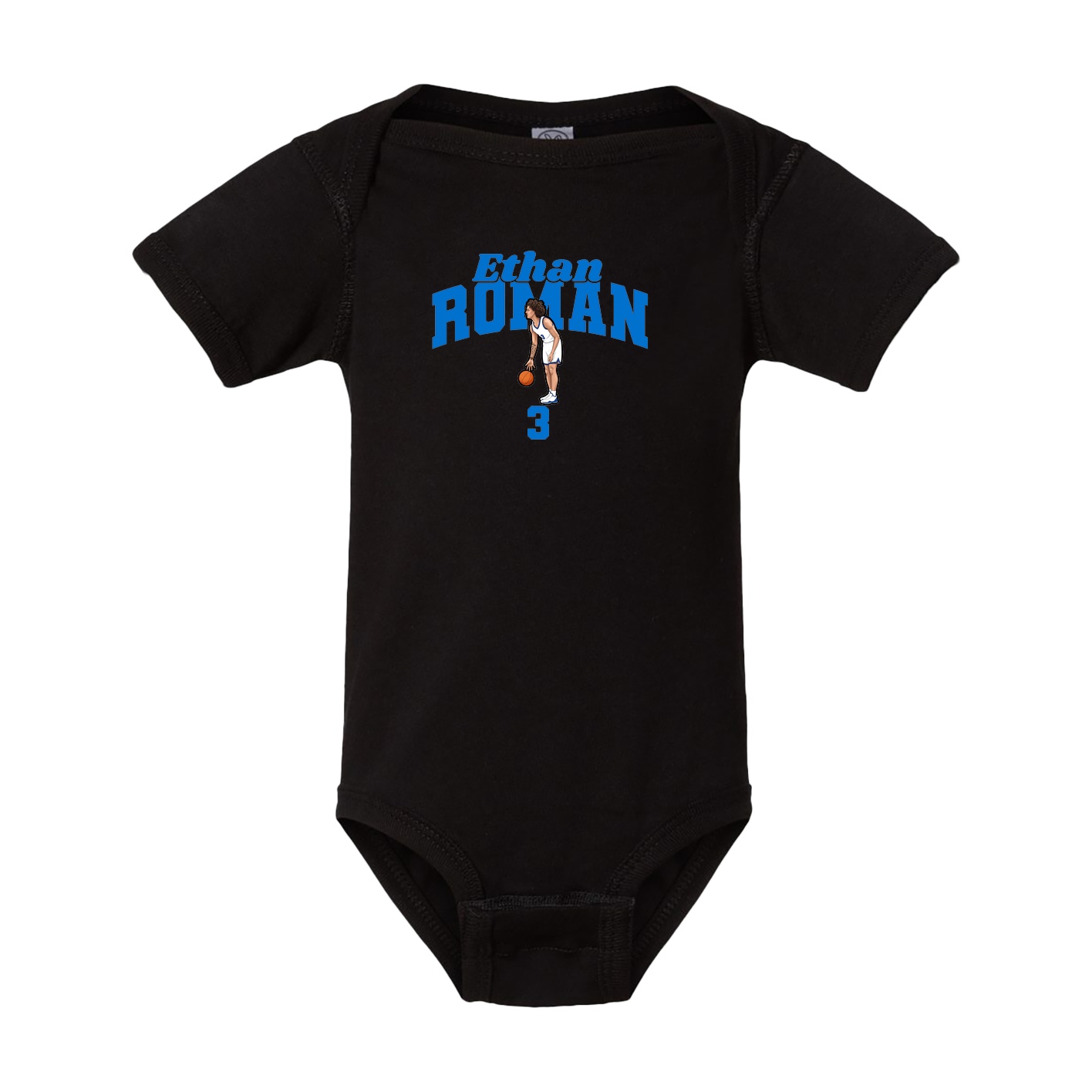 Baby Onesie — Signature Arch in Black
