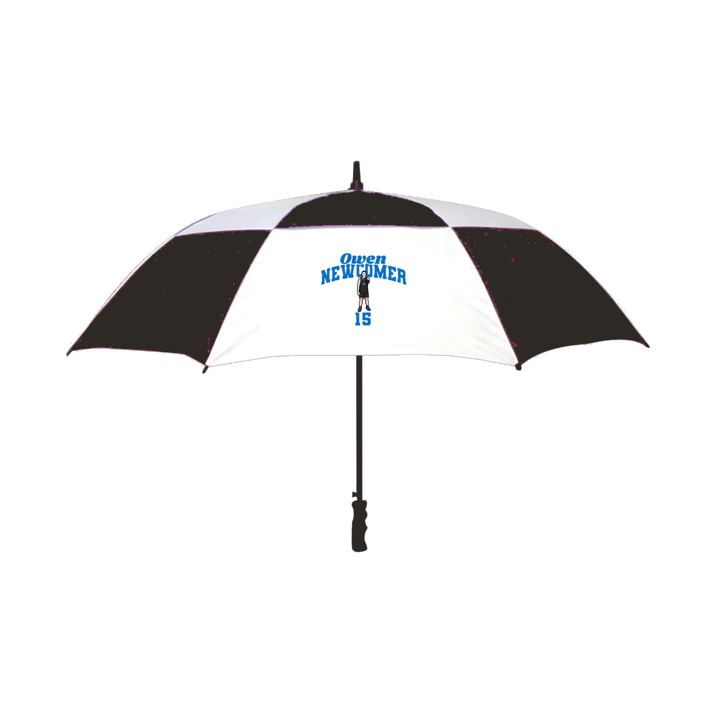 Golf Umbrella — Signature Arch in Black