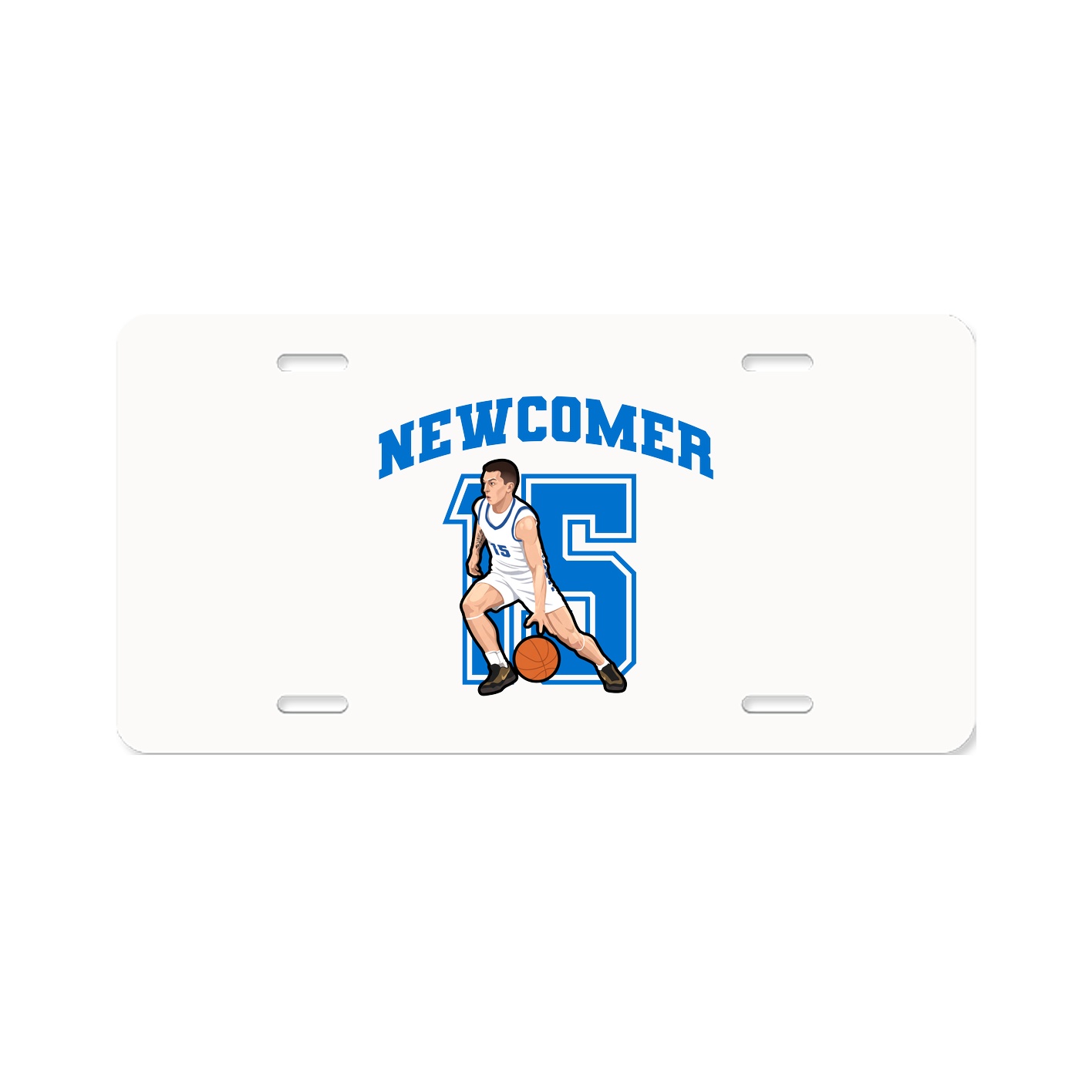 License Plate — Number in Classic