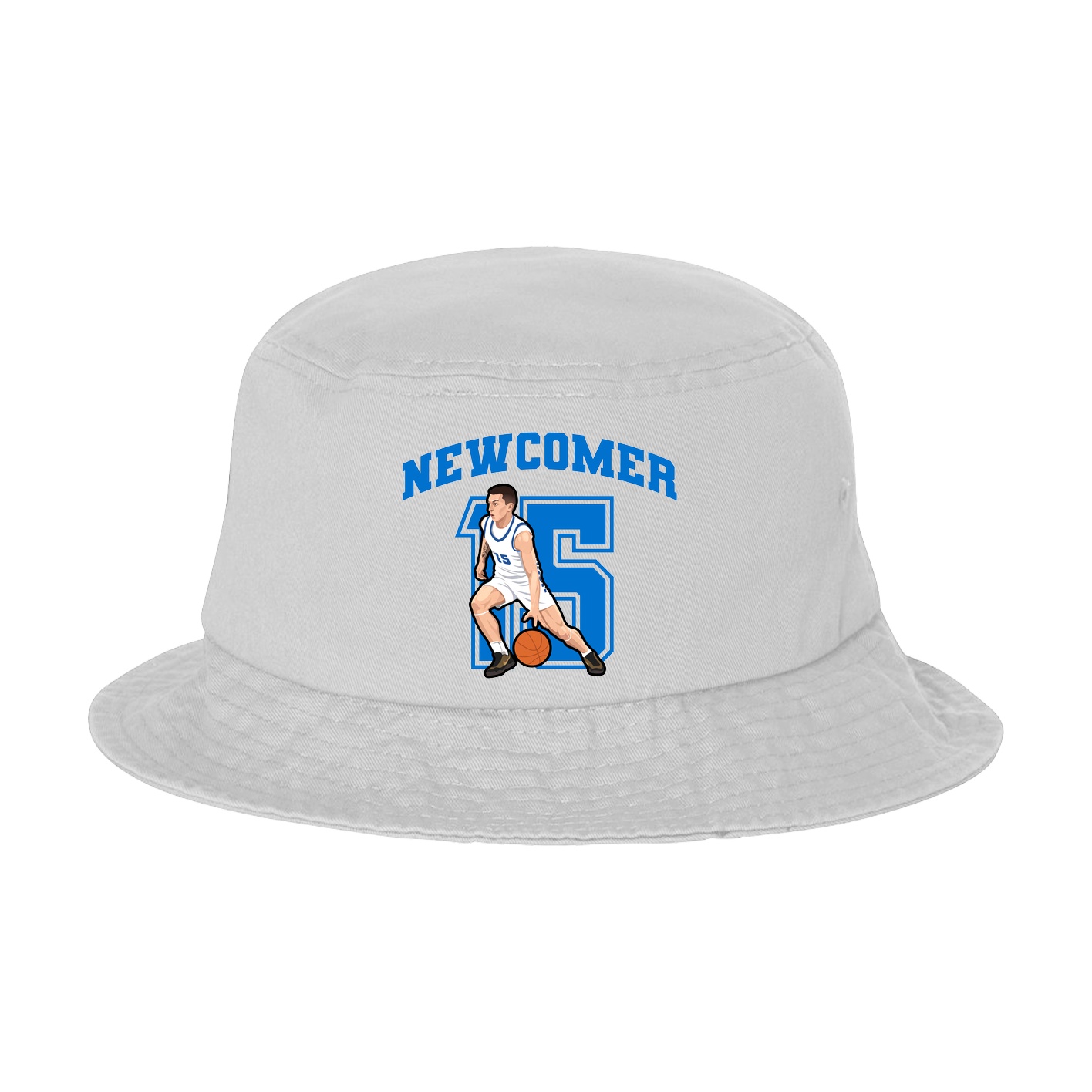 Bucket Cap — Number in White