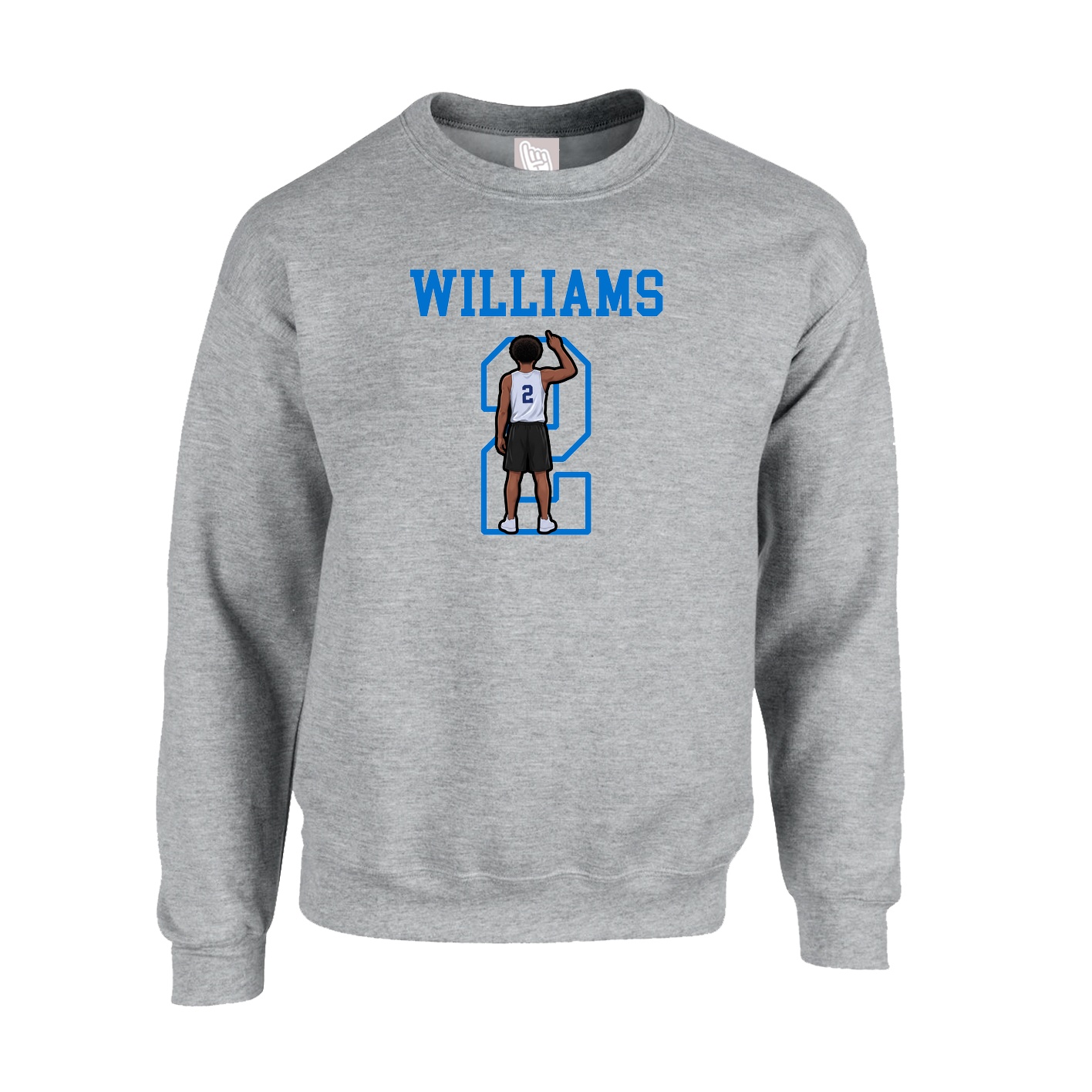 Fleece Crew — Shirsey in Grey