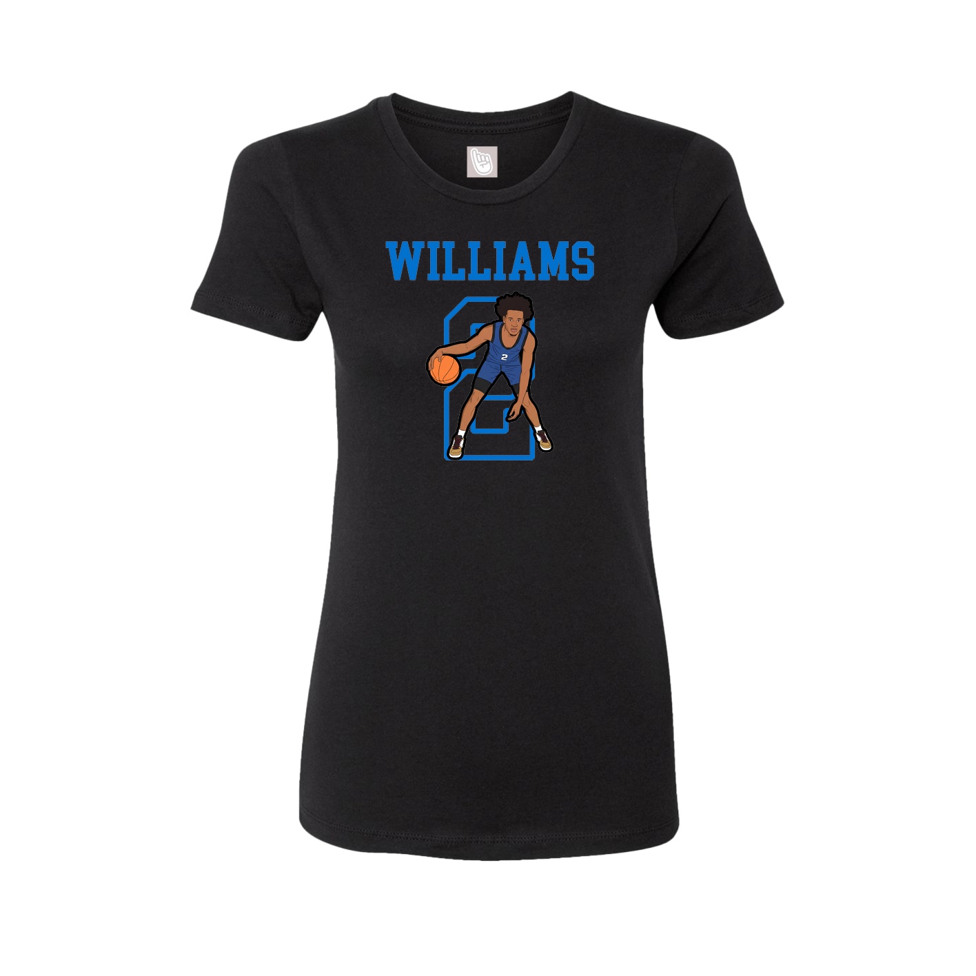 Fitted Women's Tee — Shirsey in Black