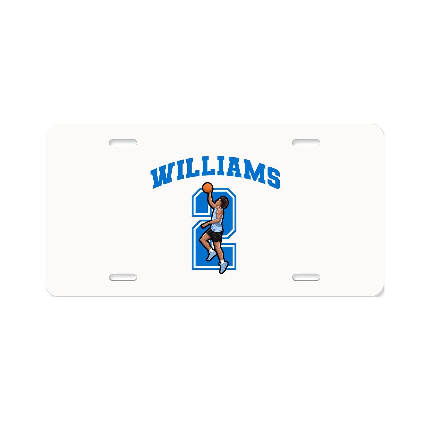 License Plate — Number in Classic