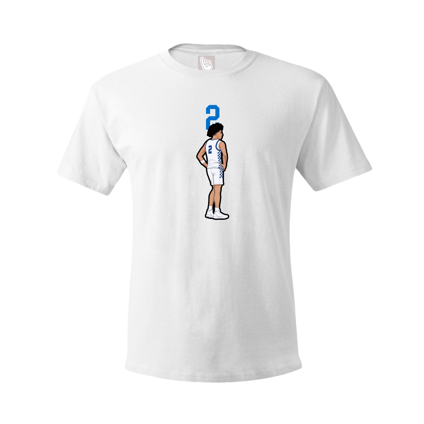 Tee — Number Top in White