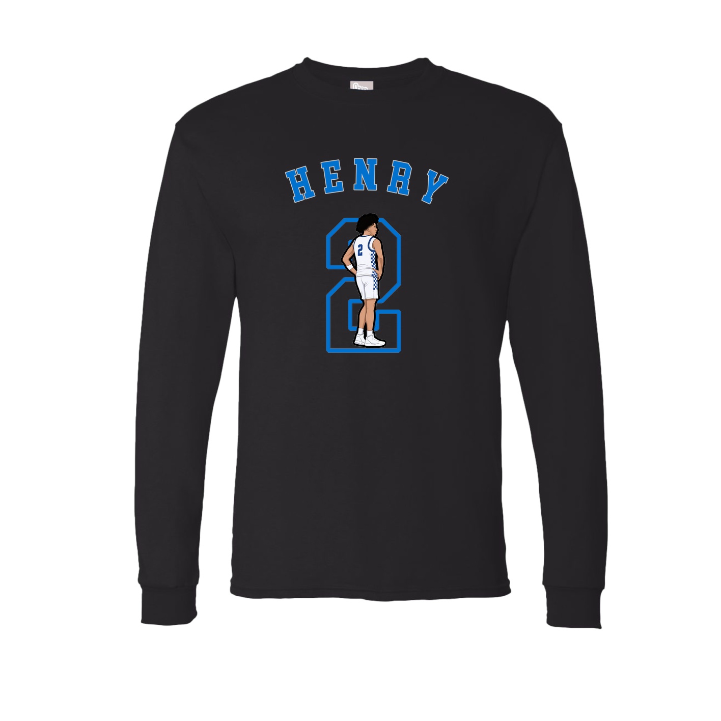 Long Sleeve Tee — Shirsey Arch in Black