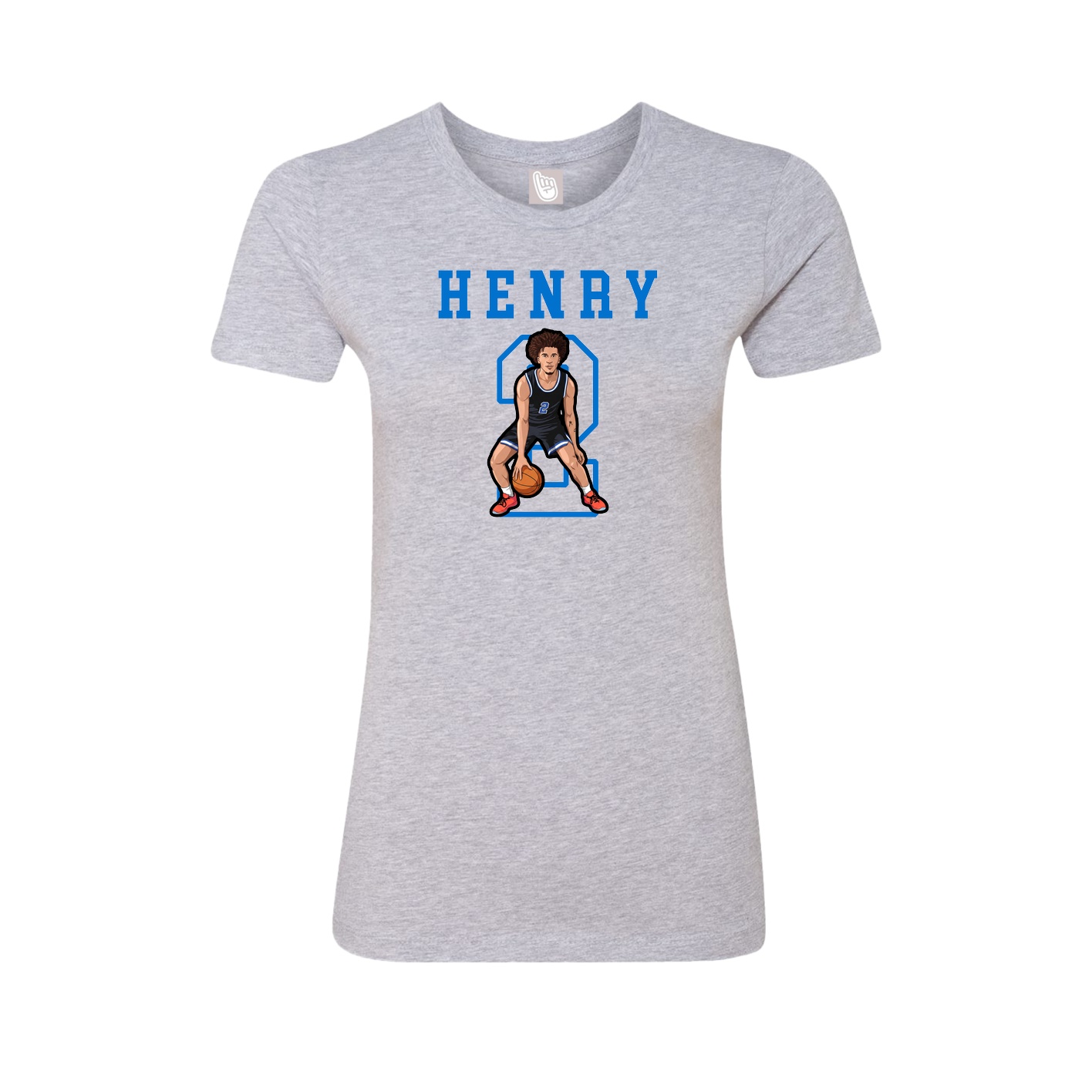 Fitted Women's Tee — Shirsey in Grey