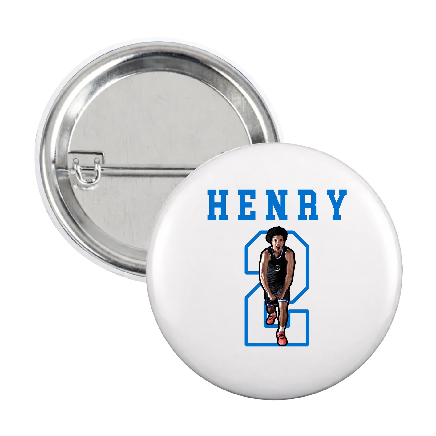 Game Day Button — Shirsey in White