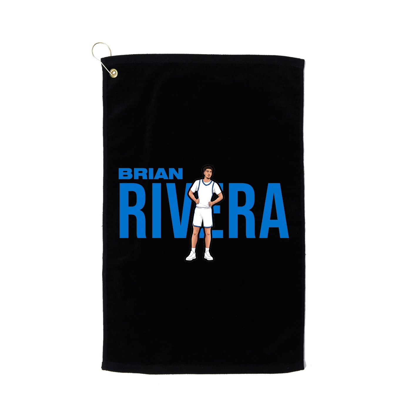 Golf Towel — Player Name in Black