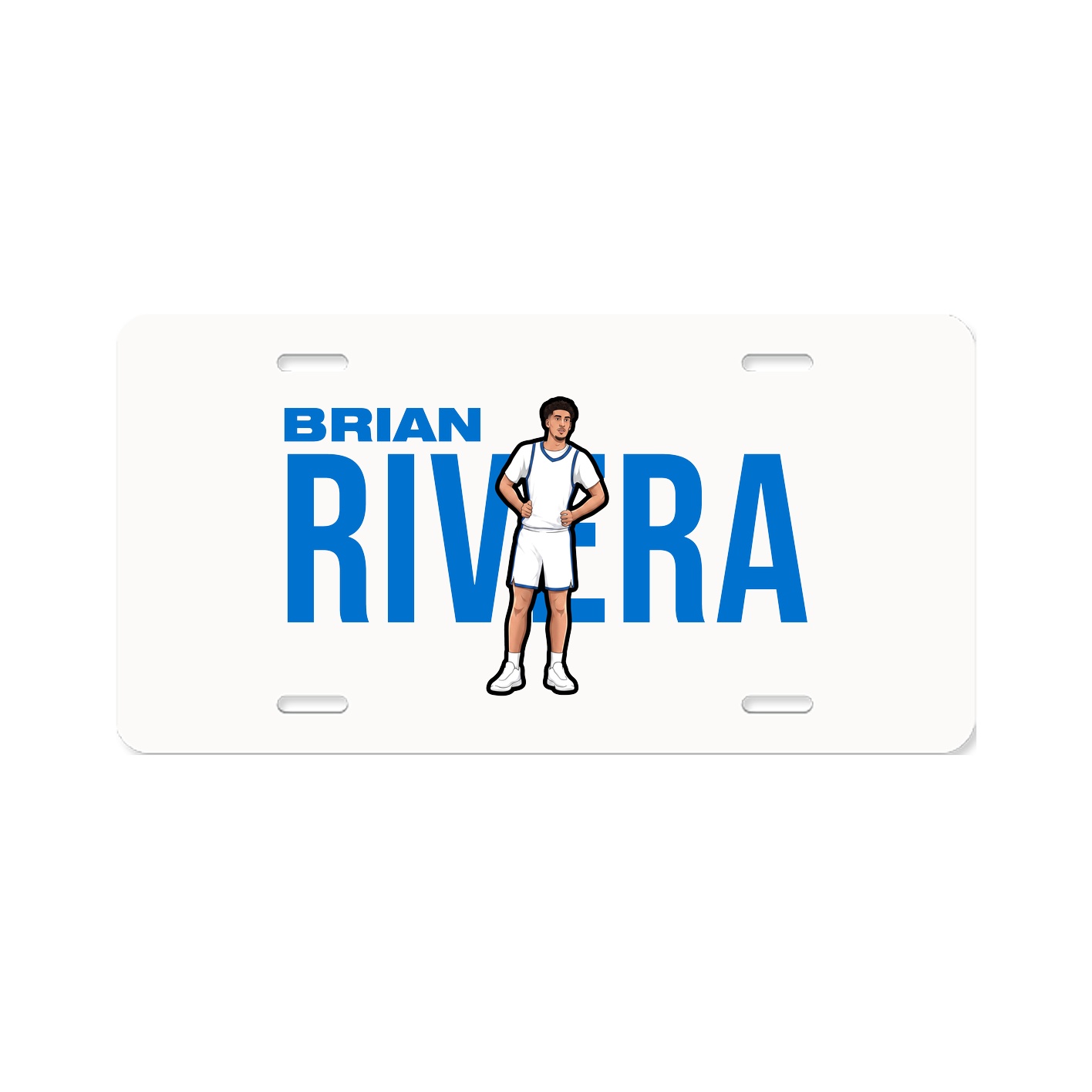 License Plate — Player Name in Classic
