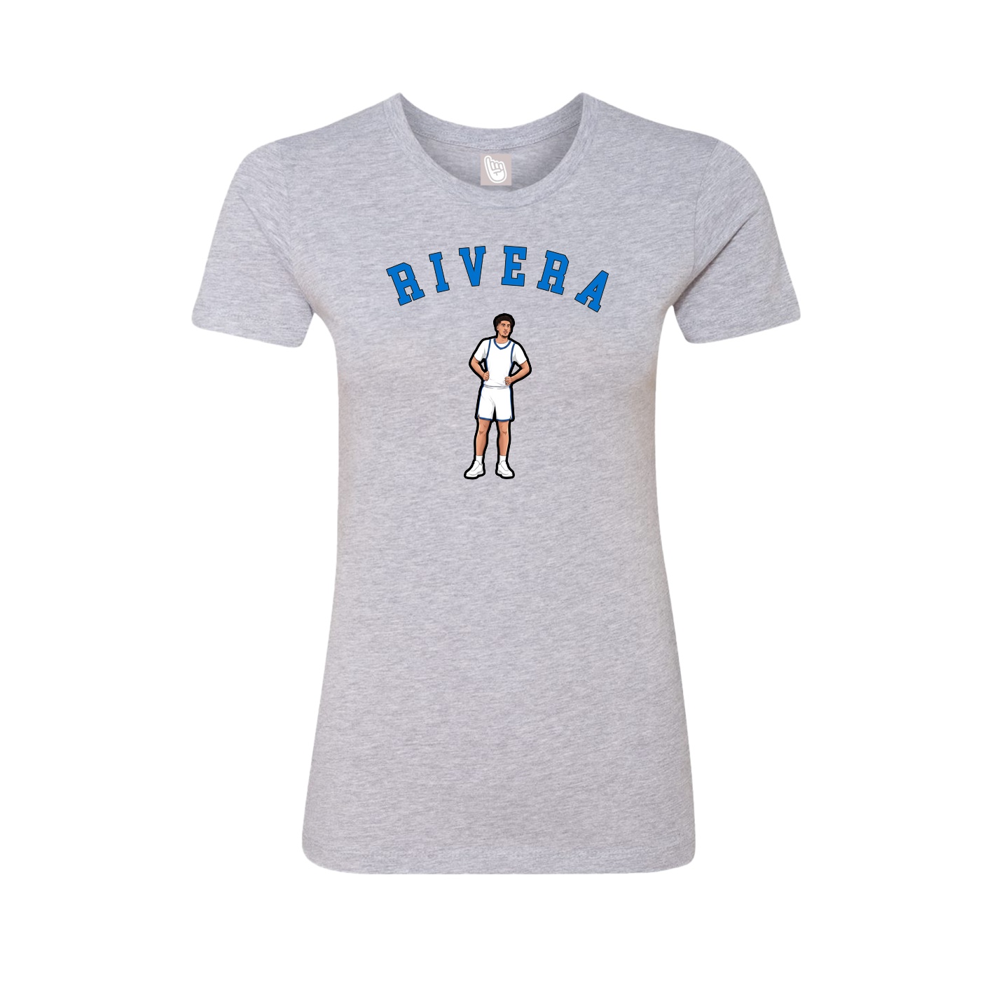 Fitted Women's Tee — Shirsey Arch in Grey