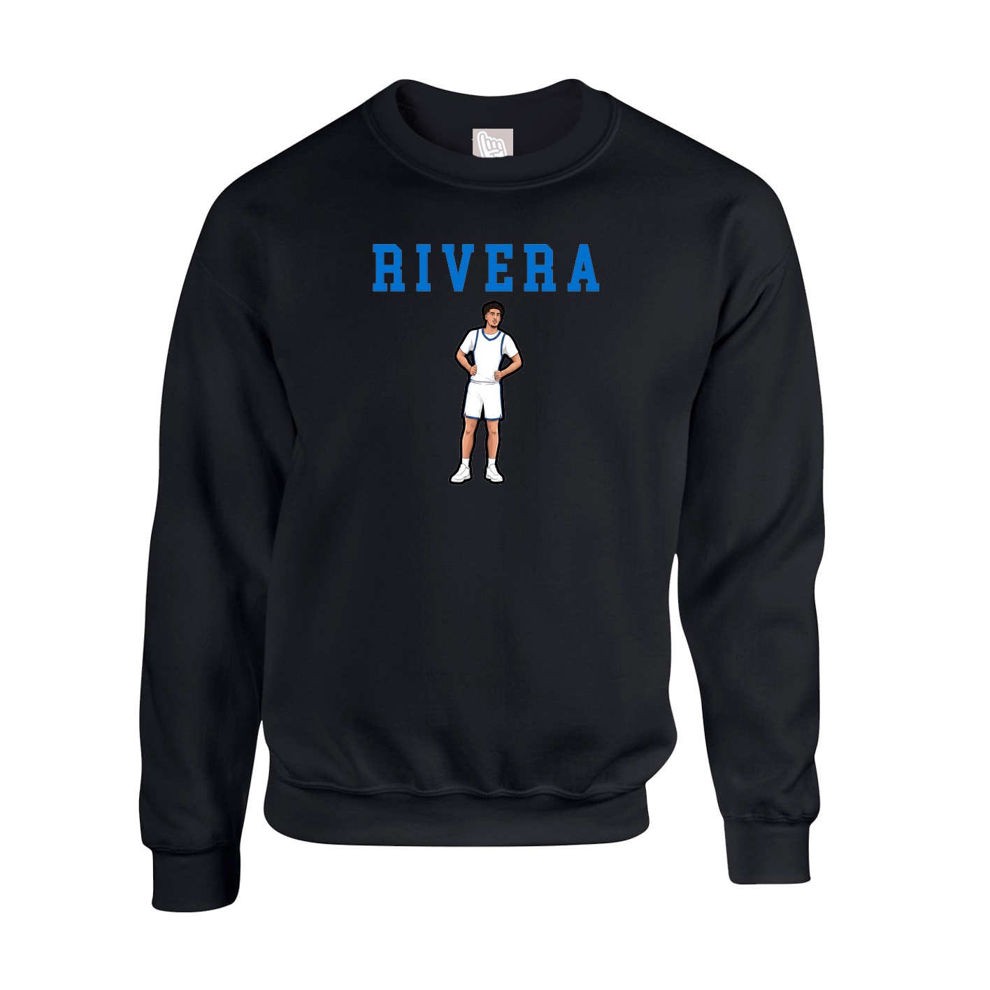 Fleece Crew — Shirsey in Black