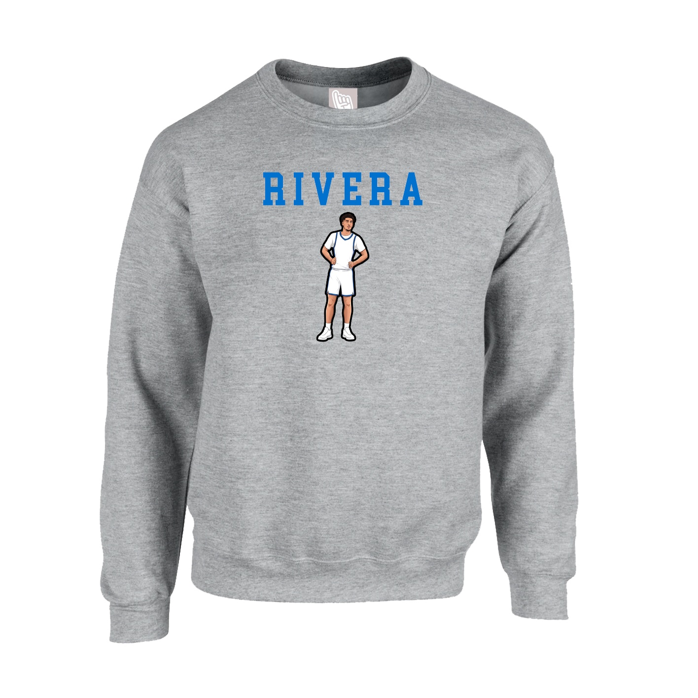 Fleece Crew — Shirsey in Grey