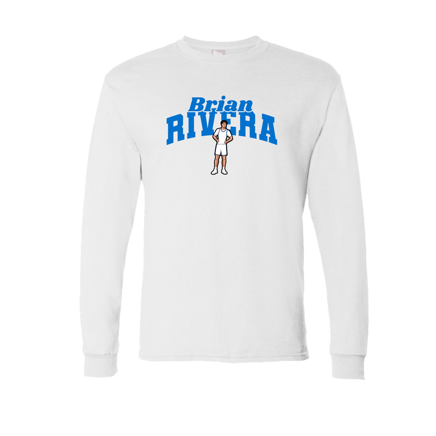 Long Sleeve Tee — Signature Arch in White