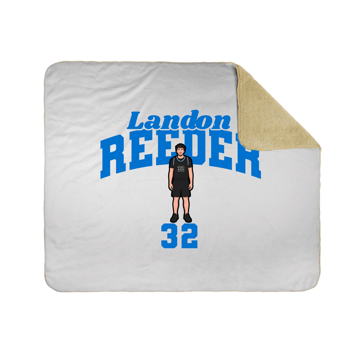 Throw Blanket — Signature Arch in White