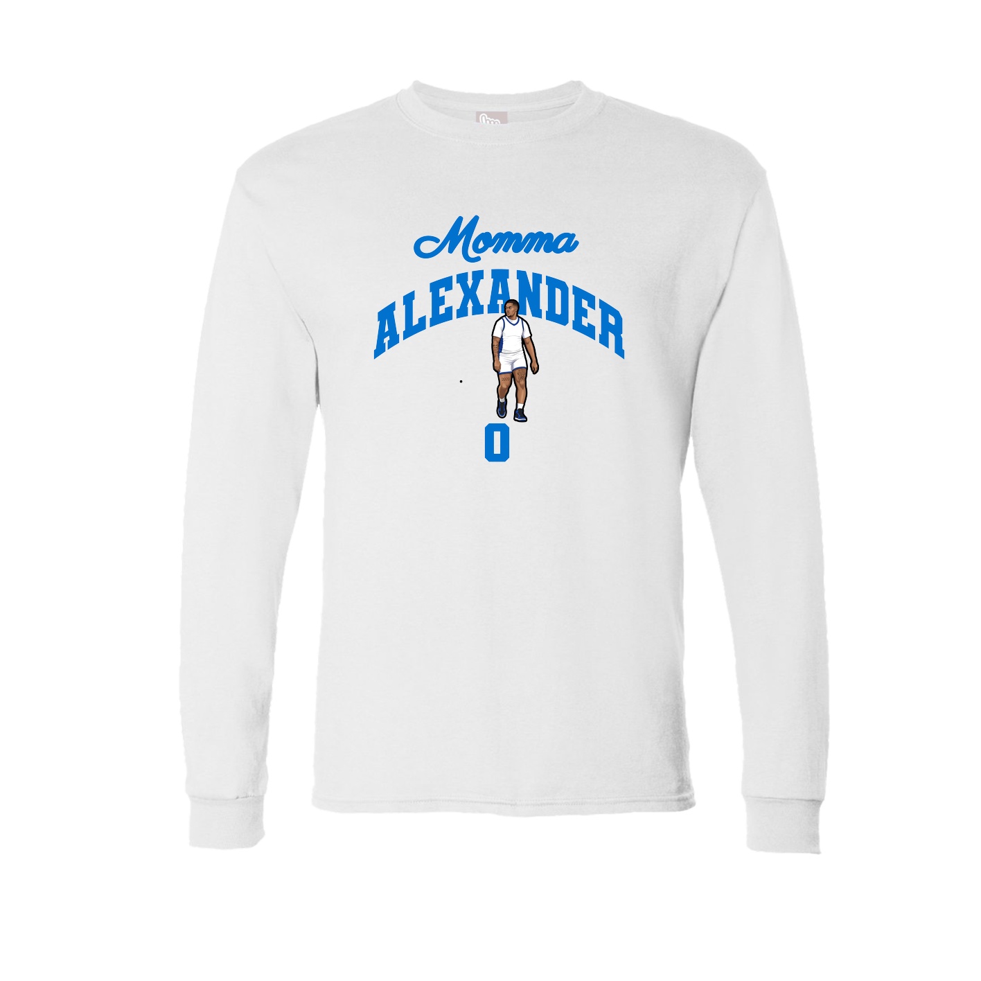 Long Sleeve Tee — Mothers Day Arch in White