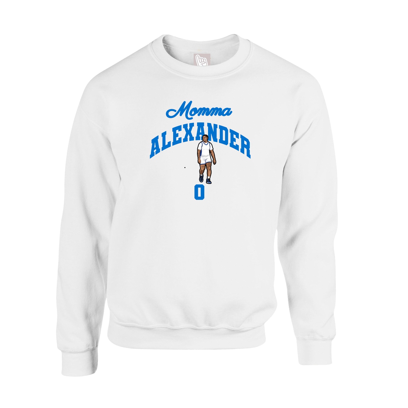 Fleece Crew — Mothers Day Arch in White