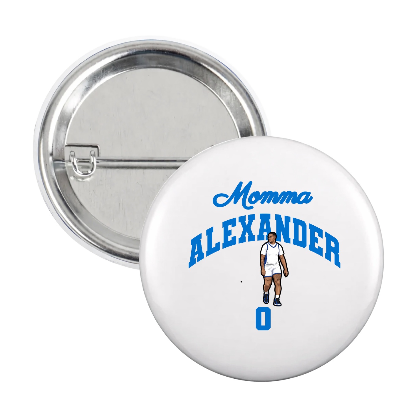 Game Day Button — Mothers Day Arch in White