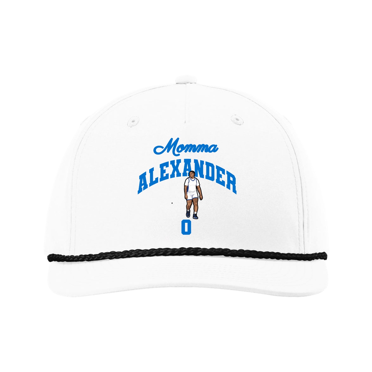 Five-Panel Classic Rope Cap — Mothers Day Arch in White