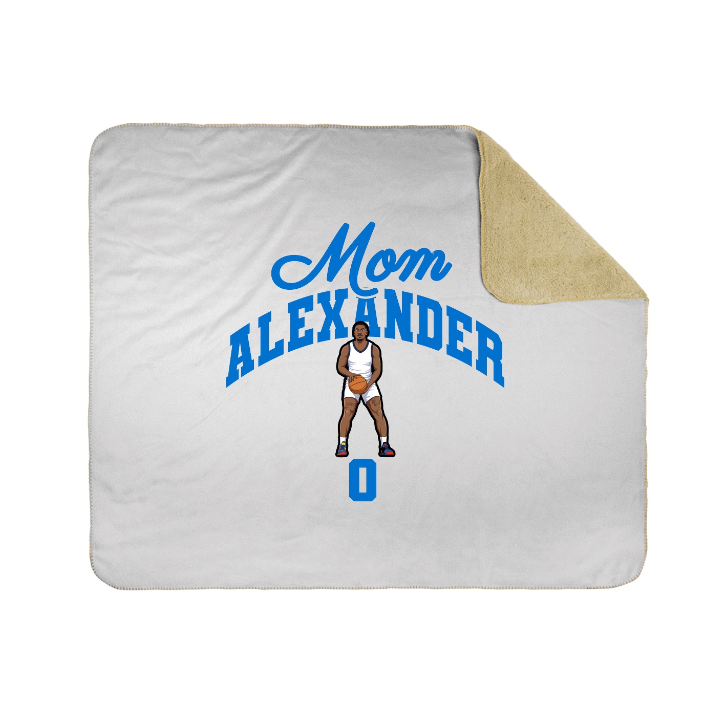 Throw Blanket — Mothers Day Arch in White