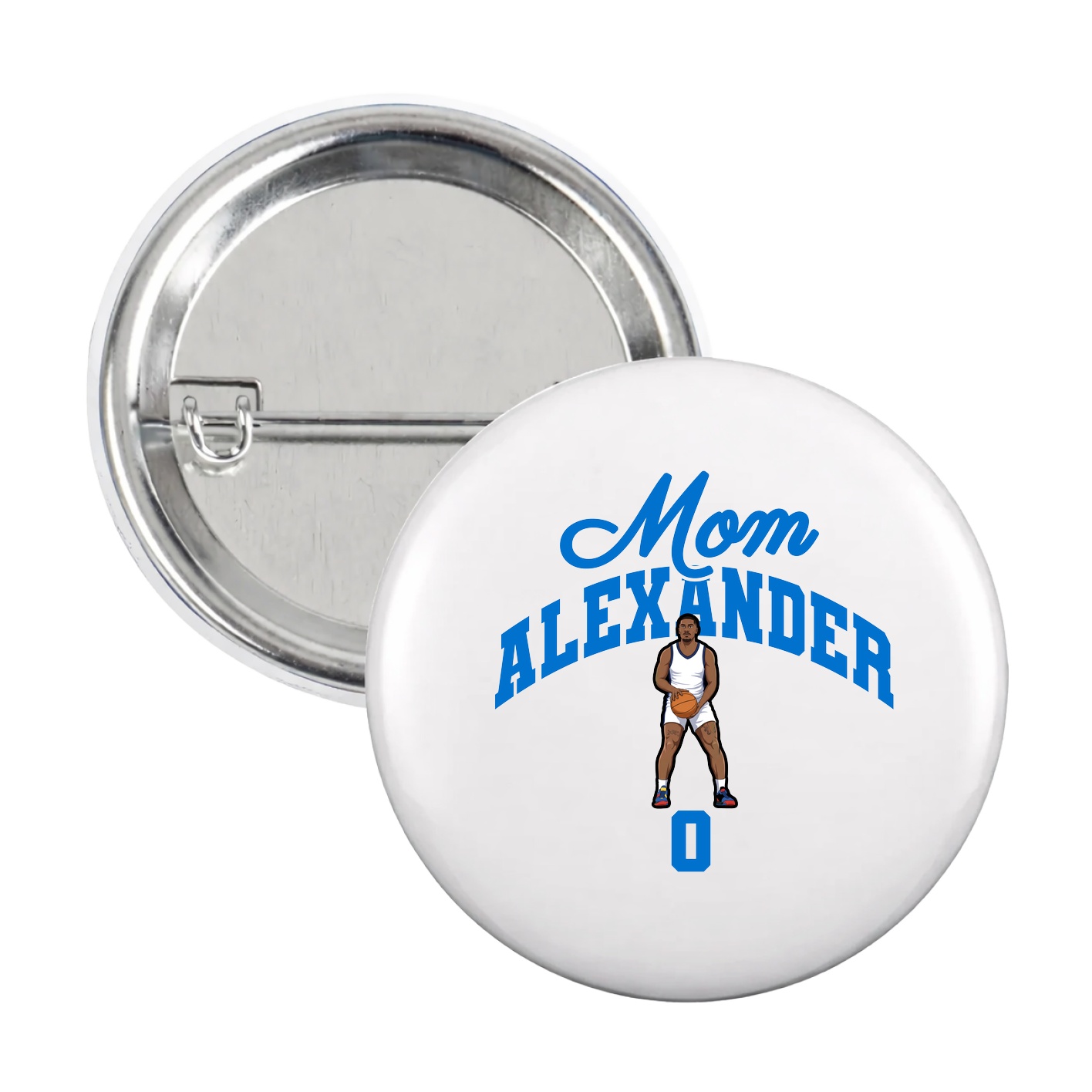 Game Day Button — Mothers Day Arch in White