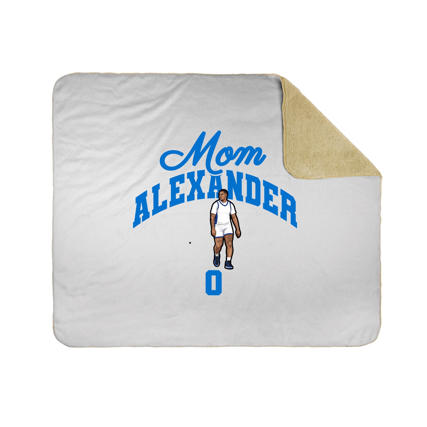Throw Blanket — Mothers Day Arch in White