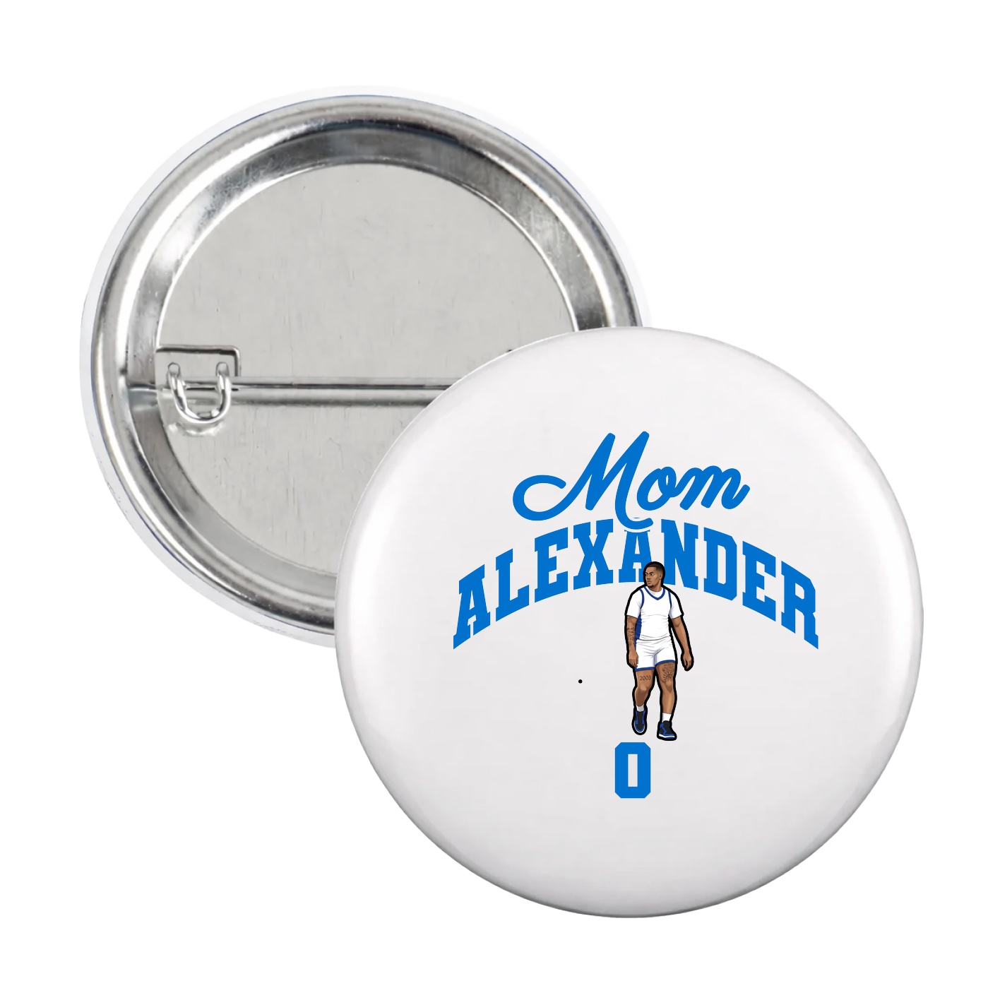 Game Day Button — Mothers Day Arch in White