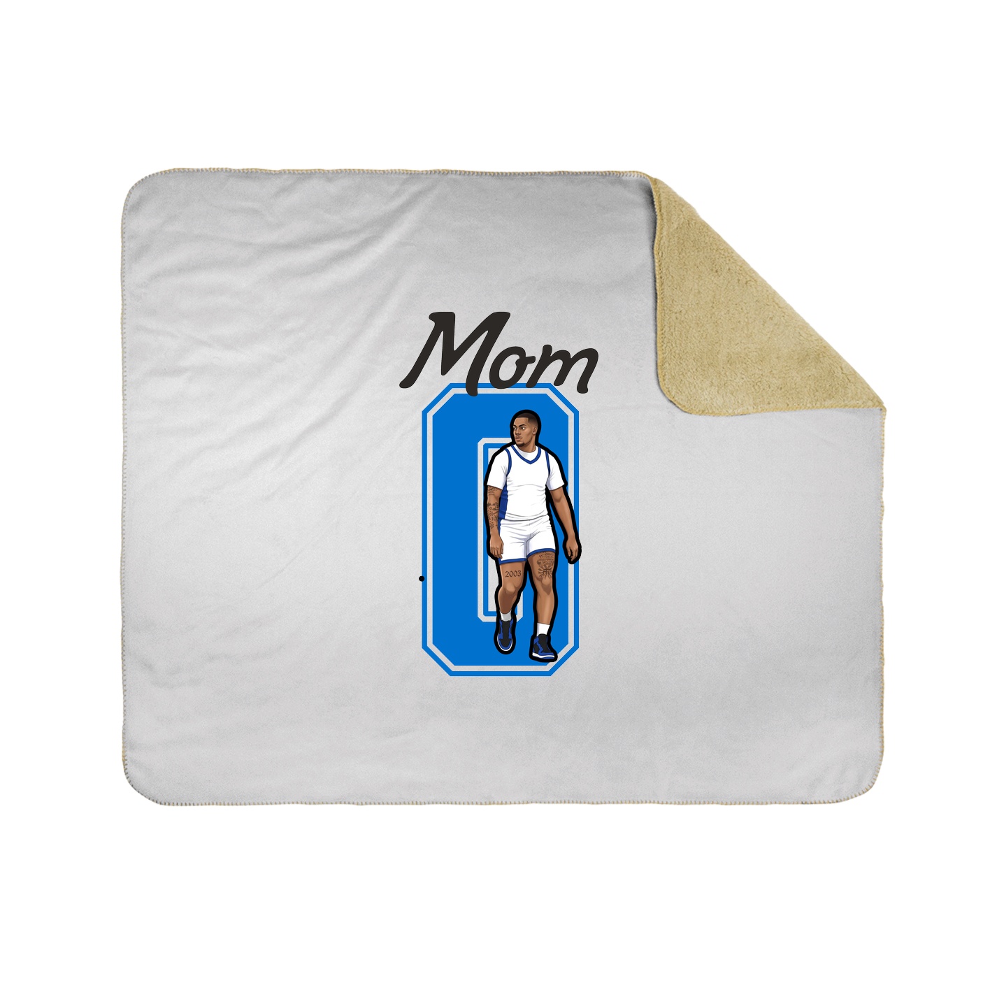 Throw Blanket — Mothers Day Shirsey in White