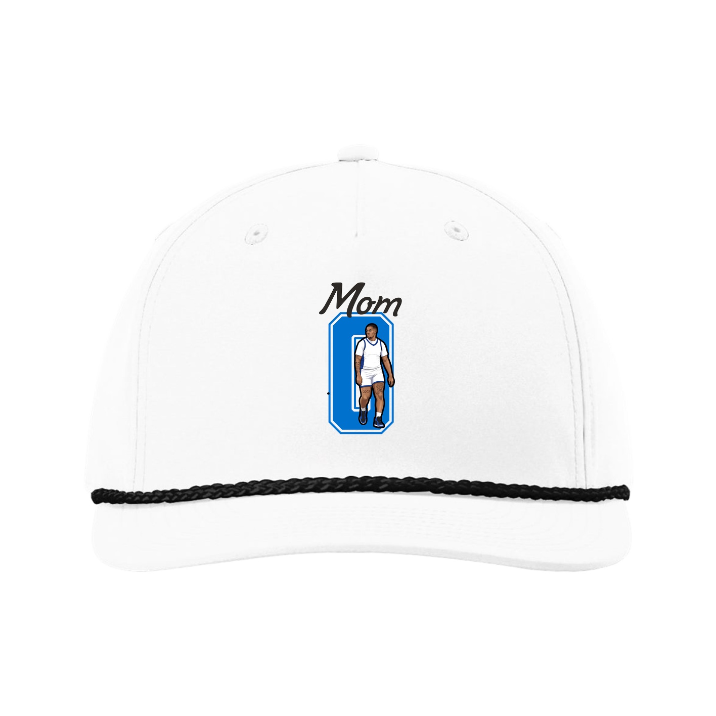 Five-Panel Classic Rope Cap — Mothers Day Shirsey in White