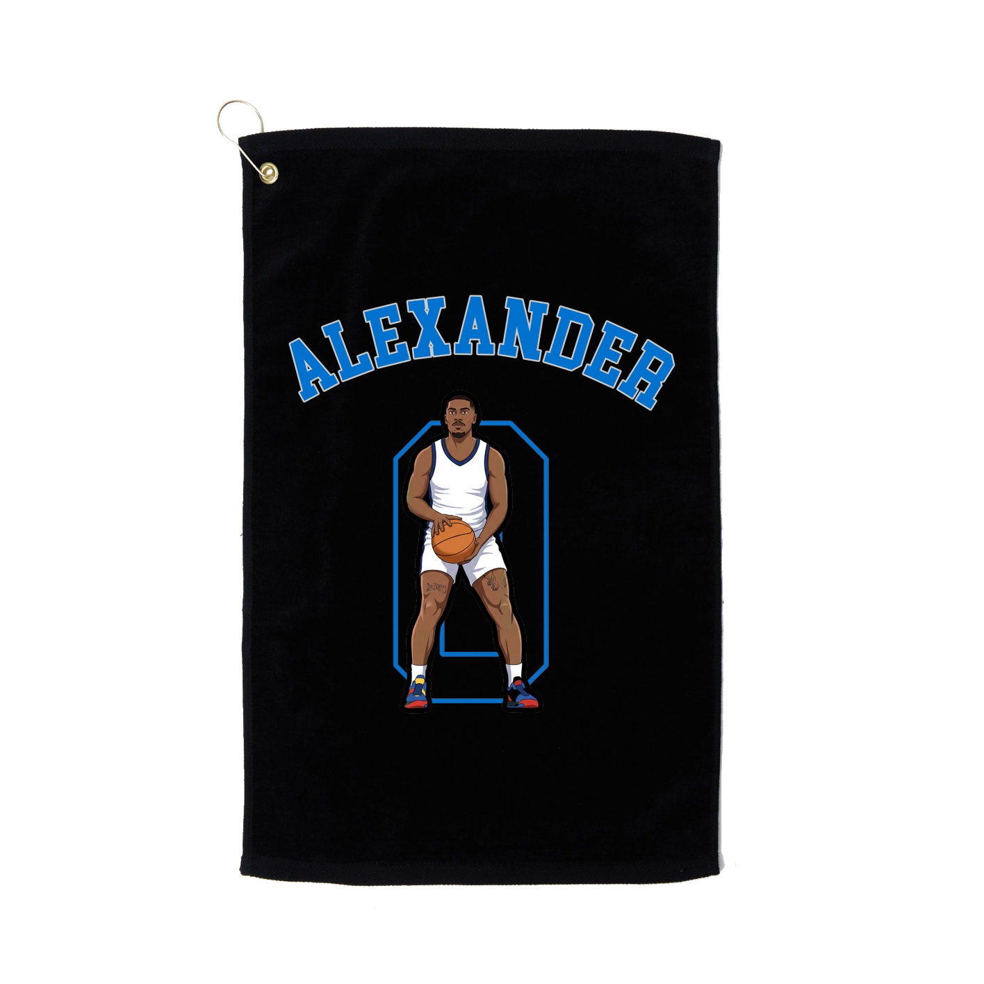 Golf Towel — Shirsey Arch in Black