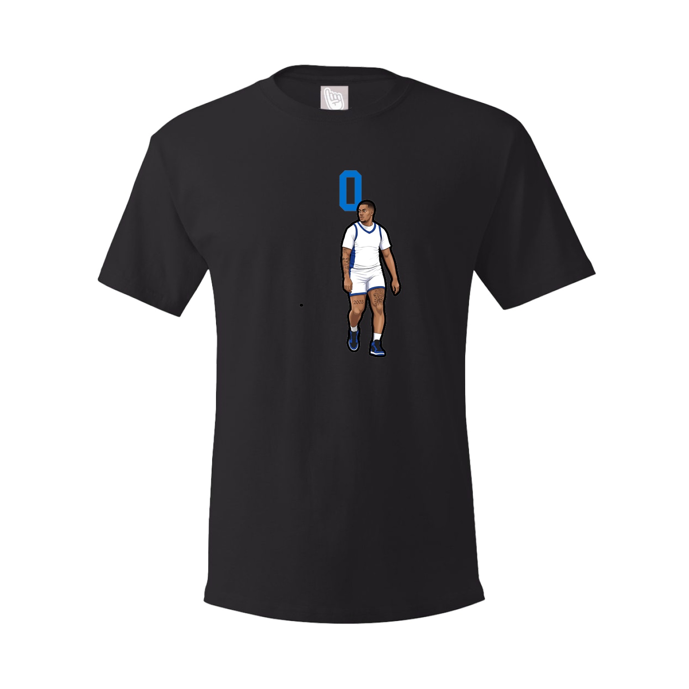 Tee — Number Top in Black