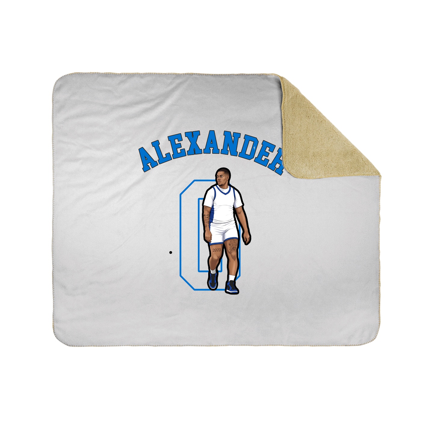 Throw Blanket — Shirsey Arch in White