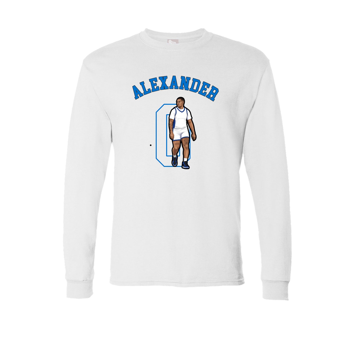 Long Sleeve Tee — Shirsey Arch in White