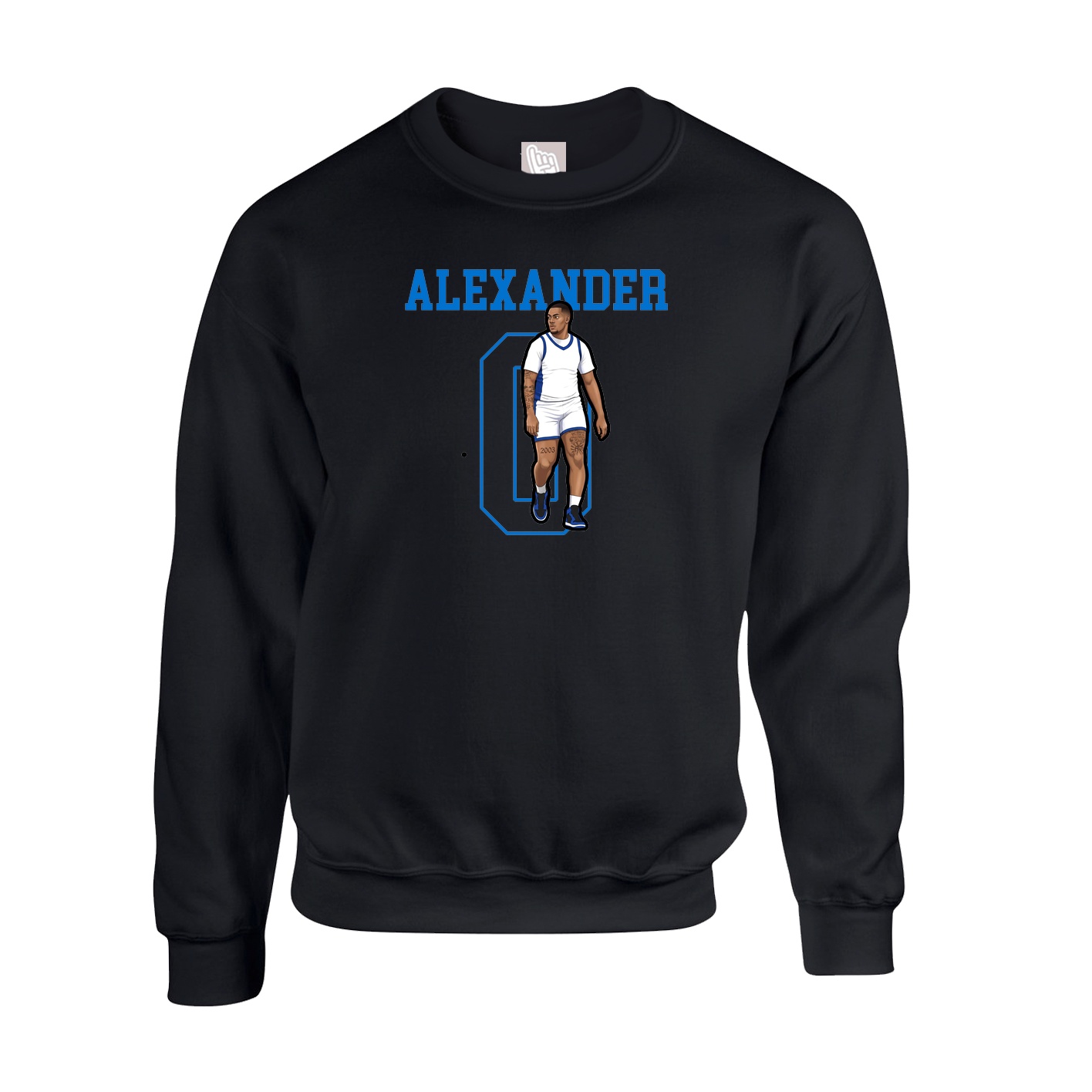 Fleece Crew — Shirsey in Black