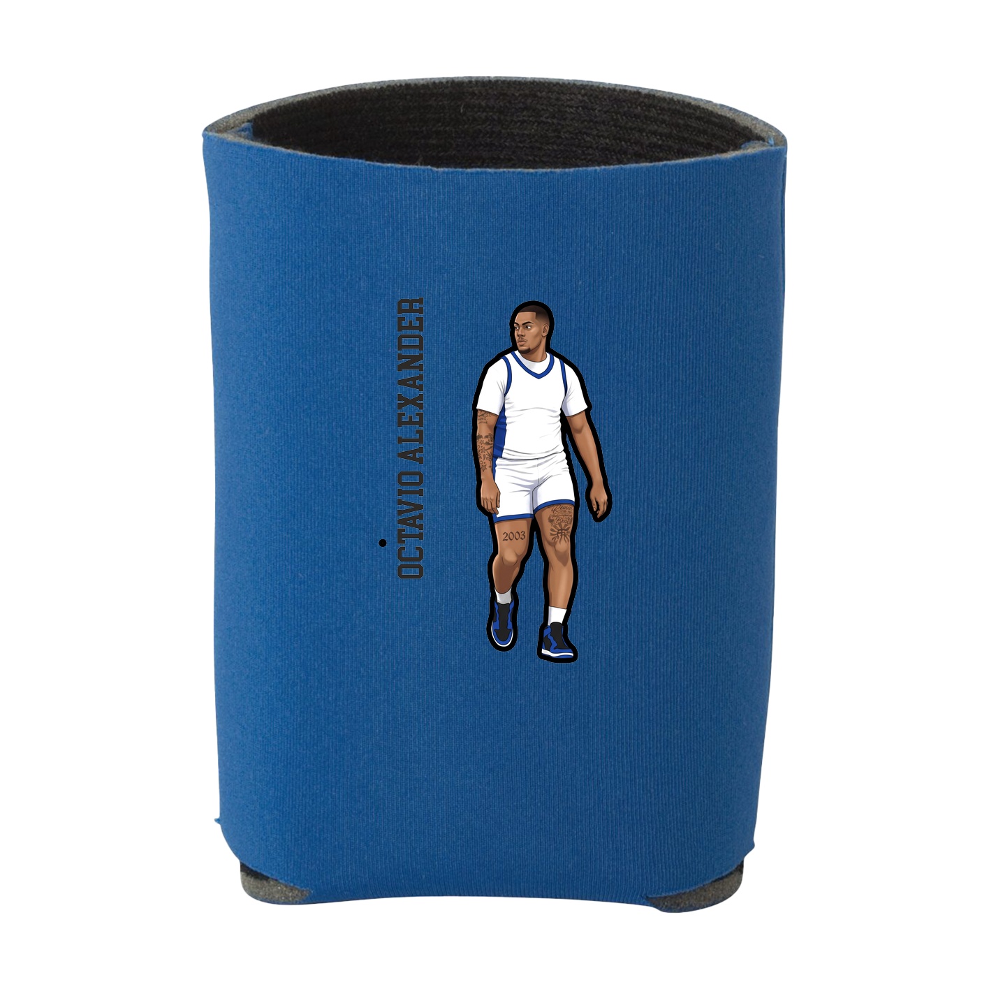 Can Holder — Name Vertical in Royal