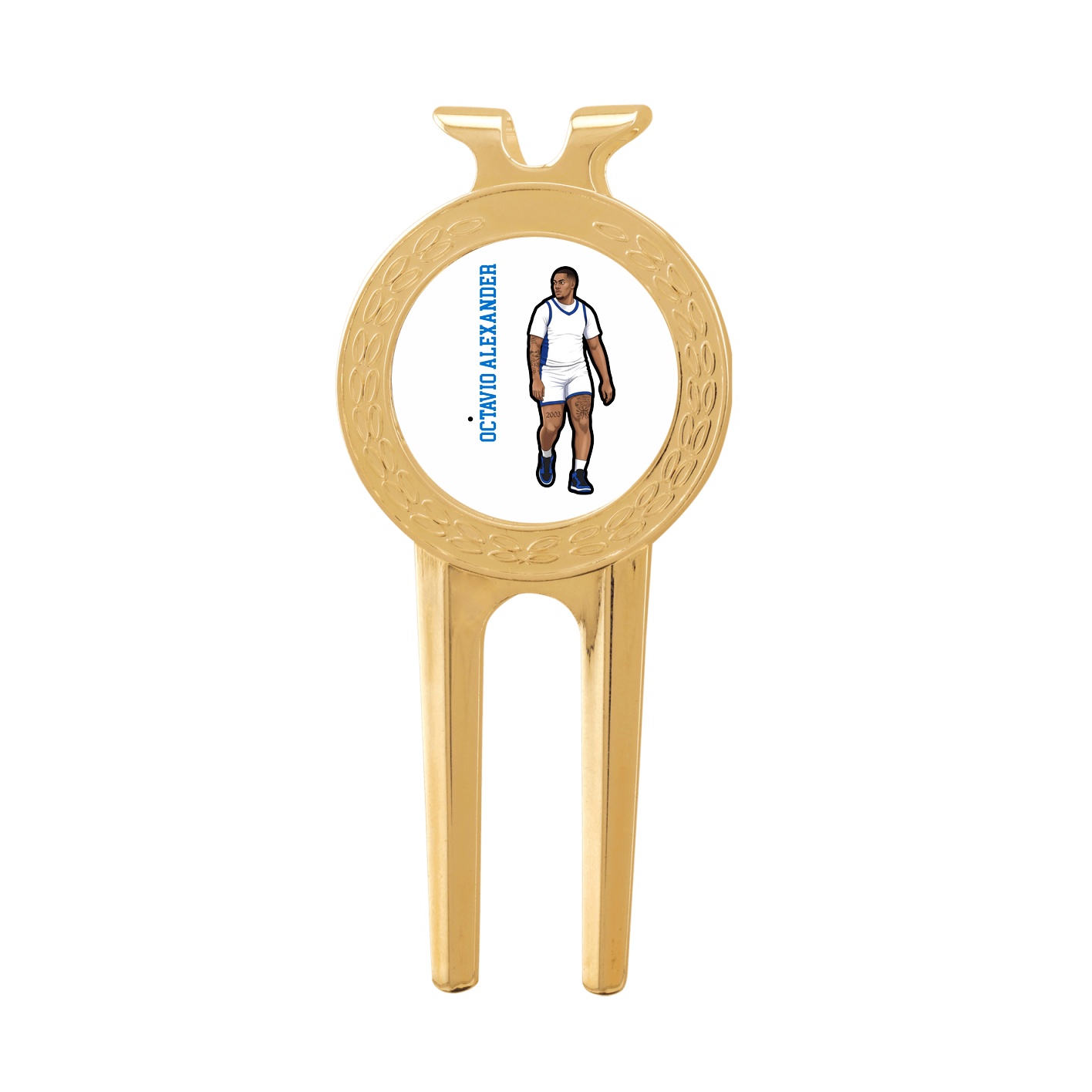 Divot Tool with Ball Marker — Name Vertical in Classic