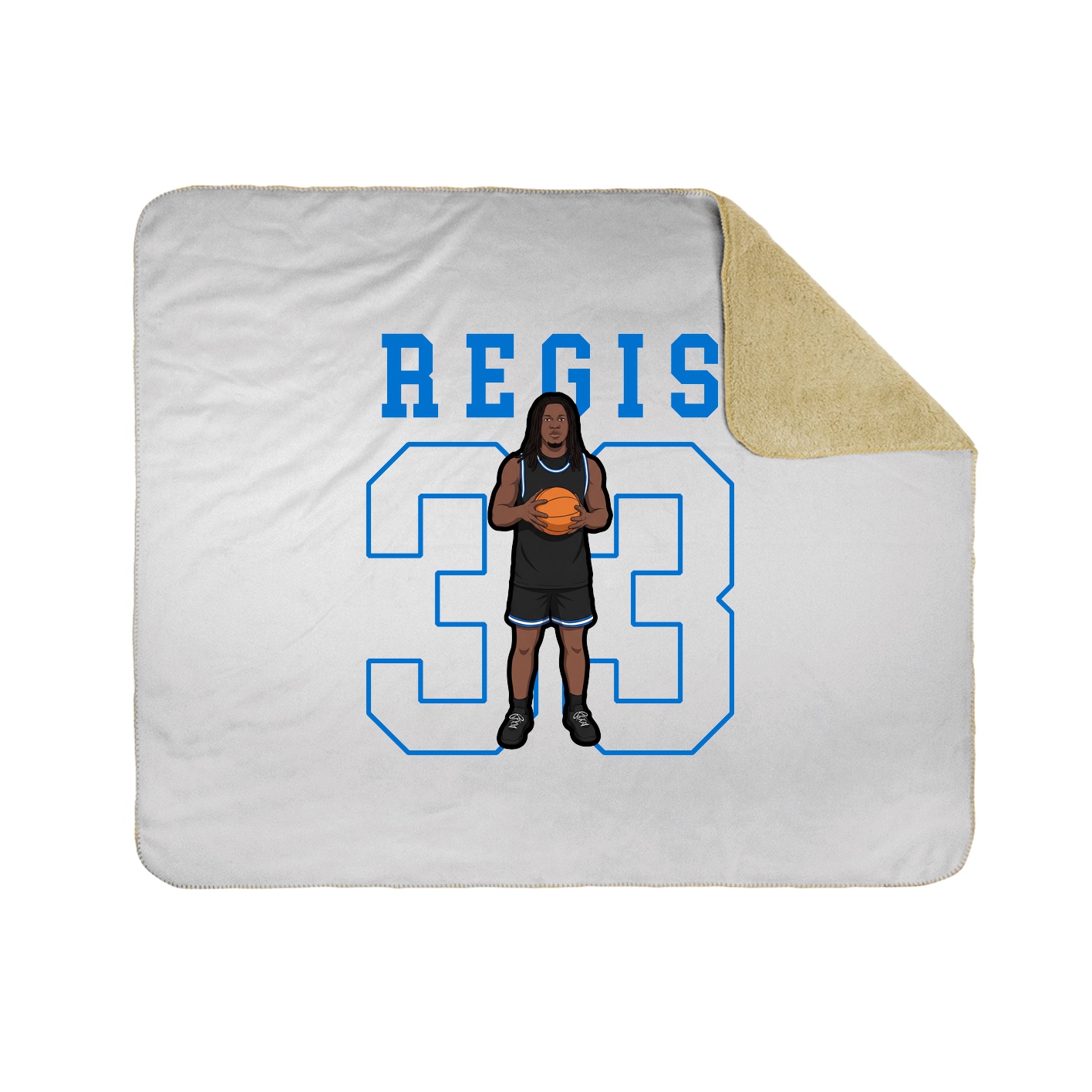 50x60 Sherpa Lined Throw Blanket