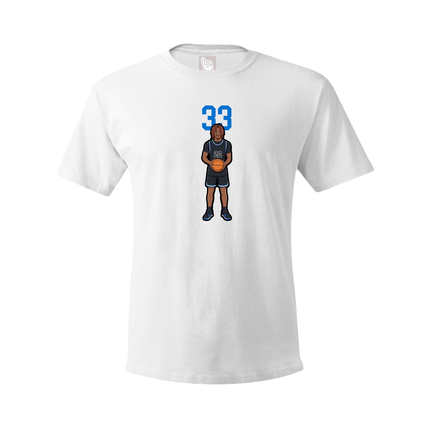 Tee — Number Top in White
