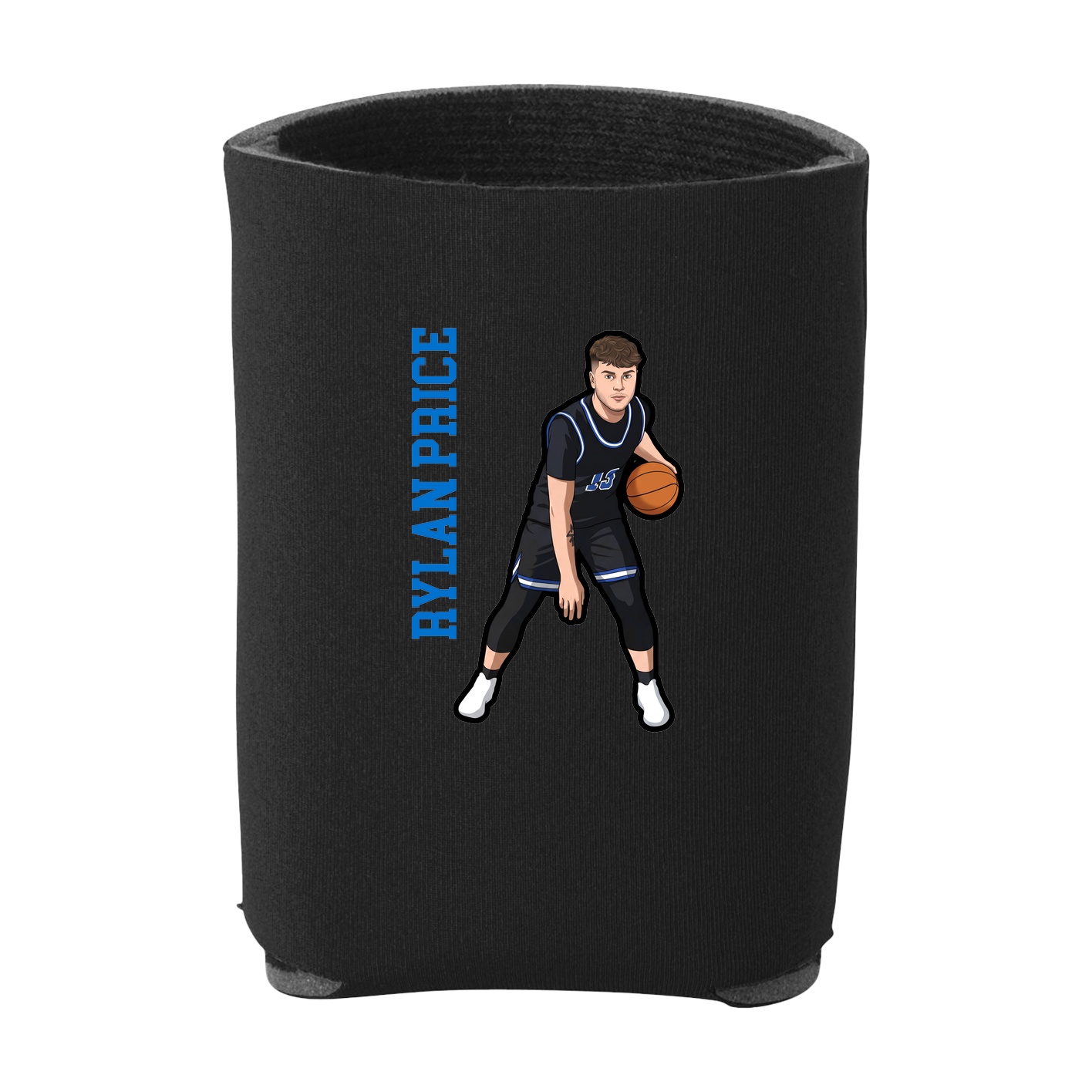 Can Holder — Name Vertical in Black