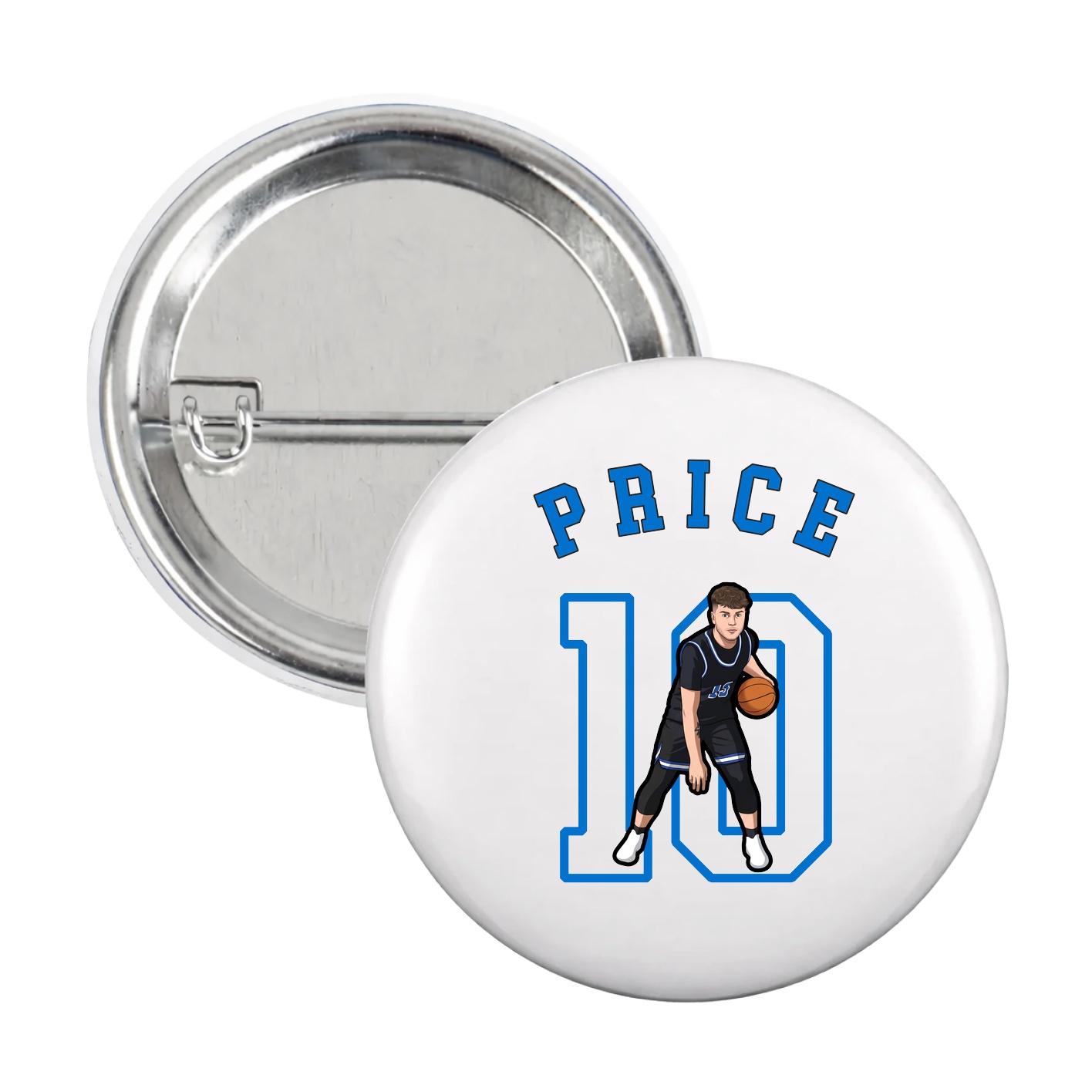 Game Day Button — Shirsey Arch in White