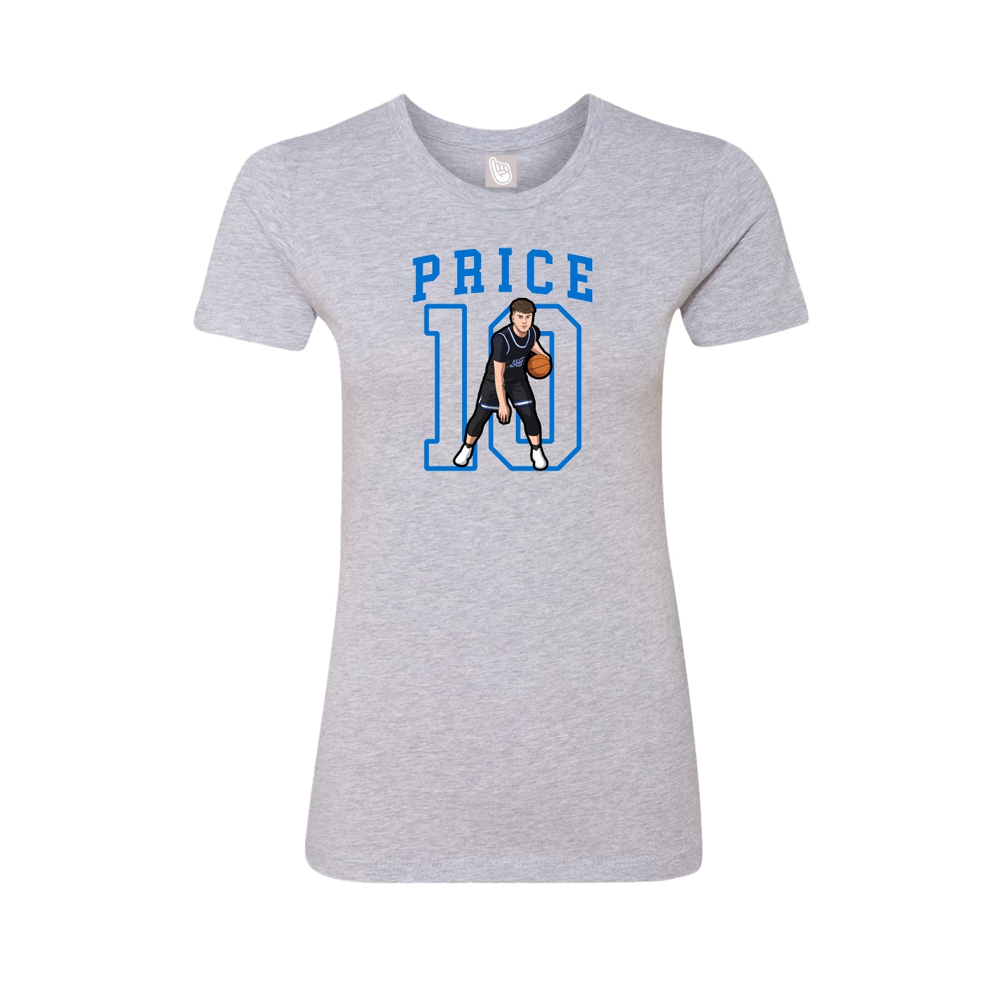 Fitted Women's Tee — Shirsey in Grey