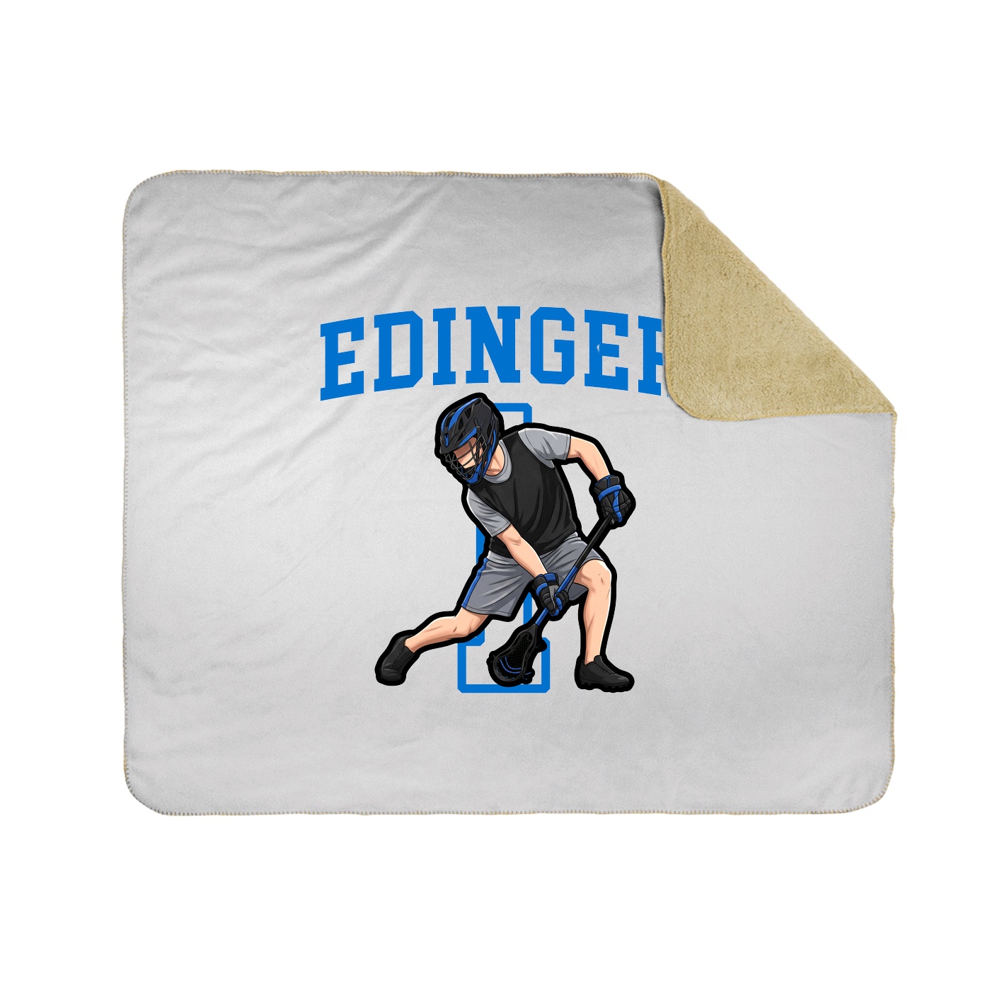 50x60 Sherpa Lined Throw Blanket