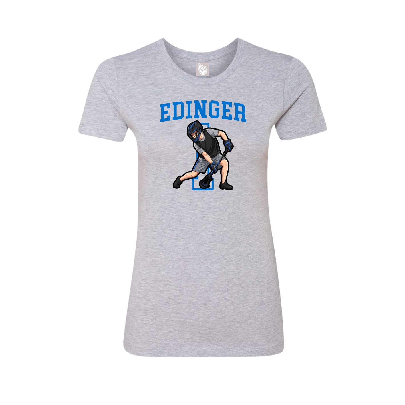 Fitted Women's Tee — Shirsey in Grey