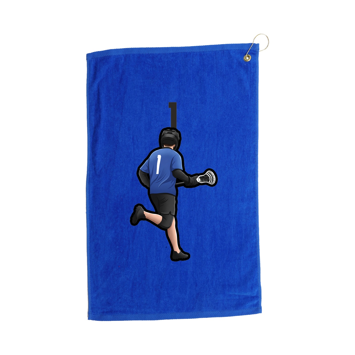 Golf Towel — Number Top in Royal