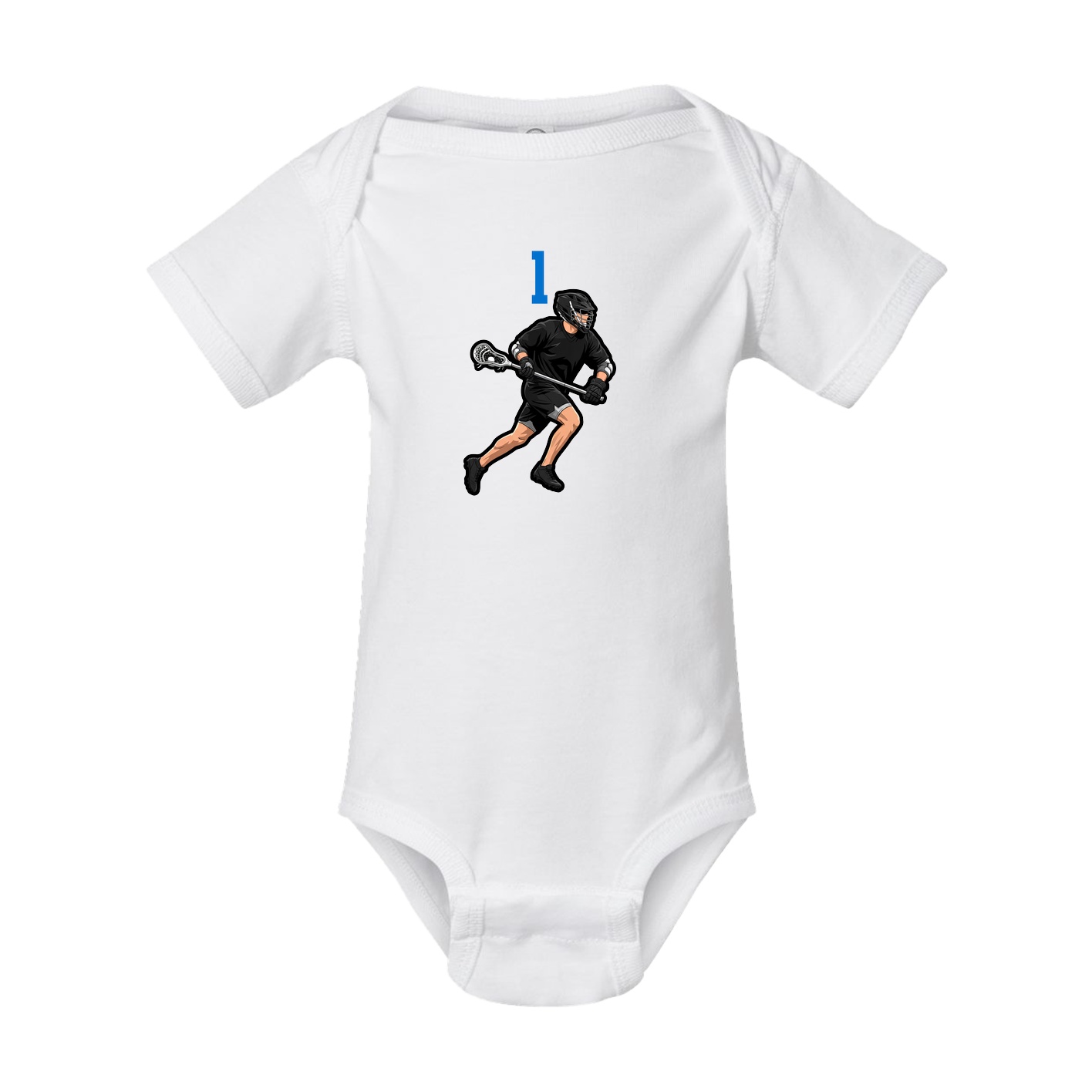 Baby Onesie — Number Top in White