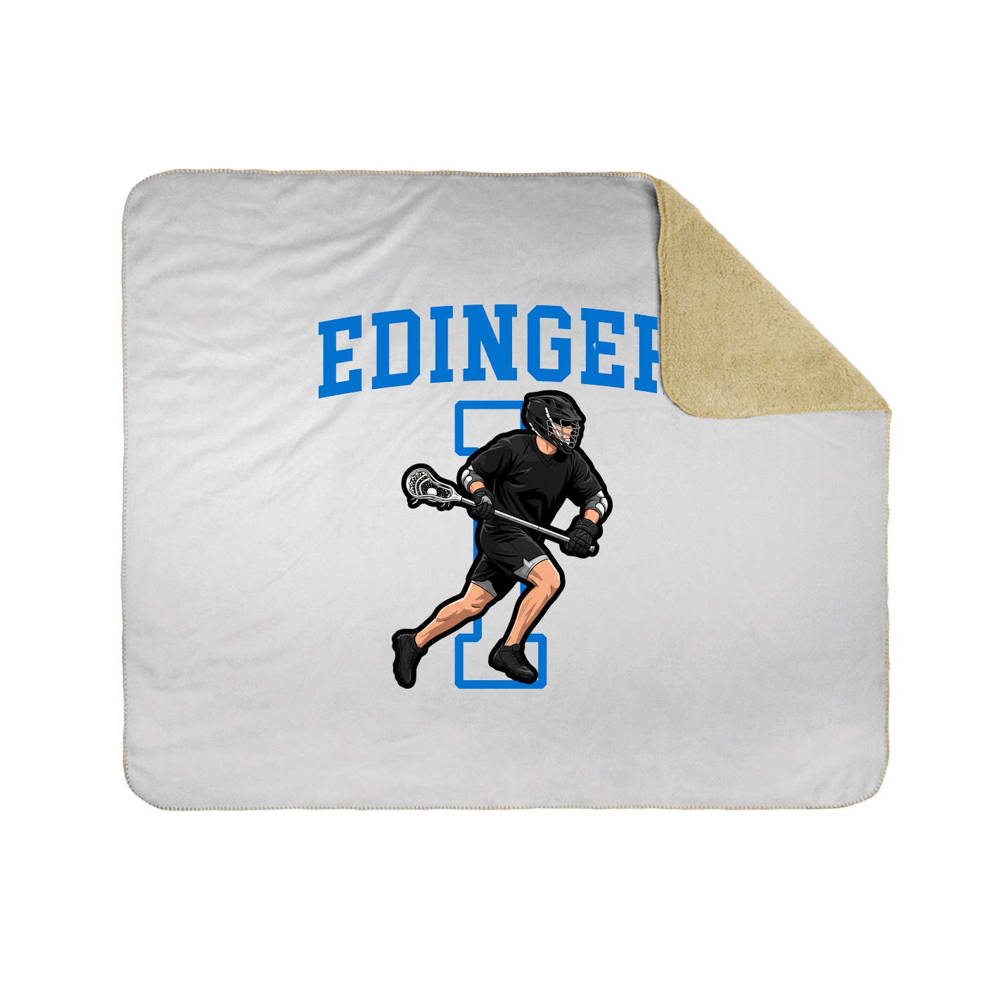 50x60 Sherpa Lined Throw Blanket