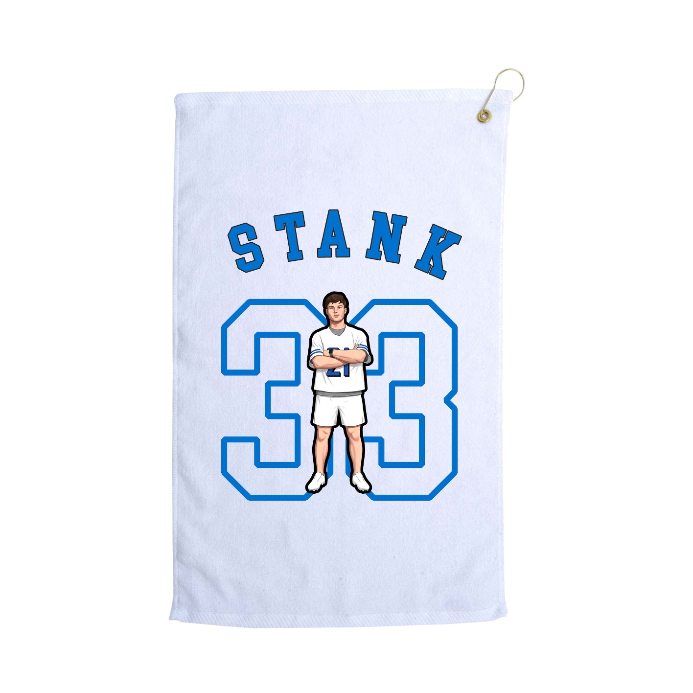 Golf Towel — Shirsey Arch in White