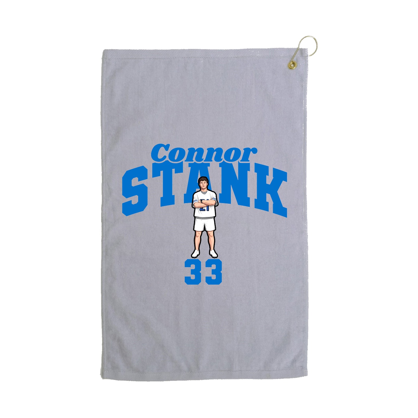 Golf Towel — Signature Arch in Grey