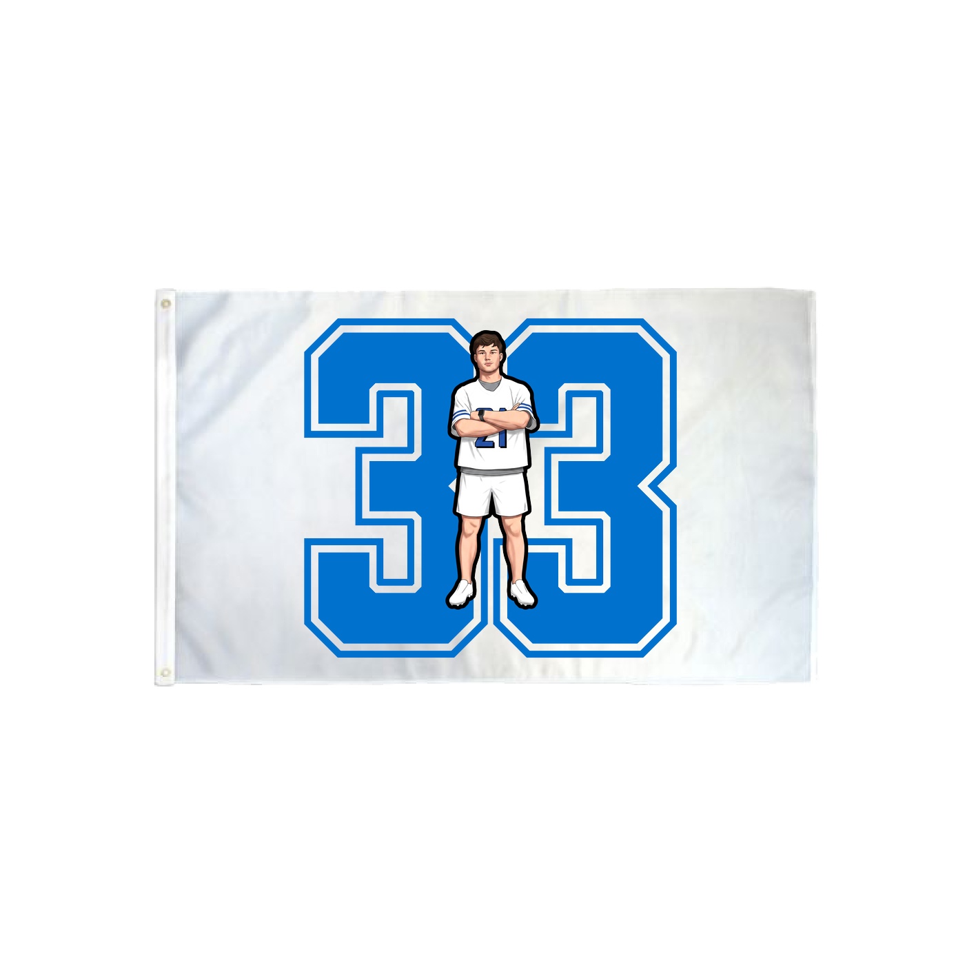 3x5 Flag — Number in Classic