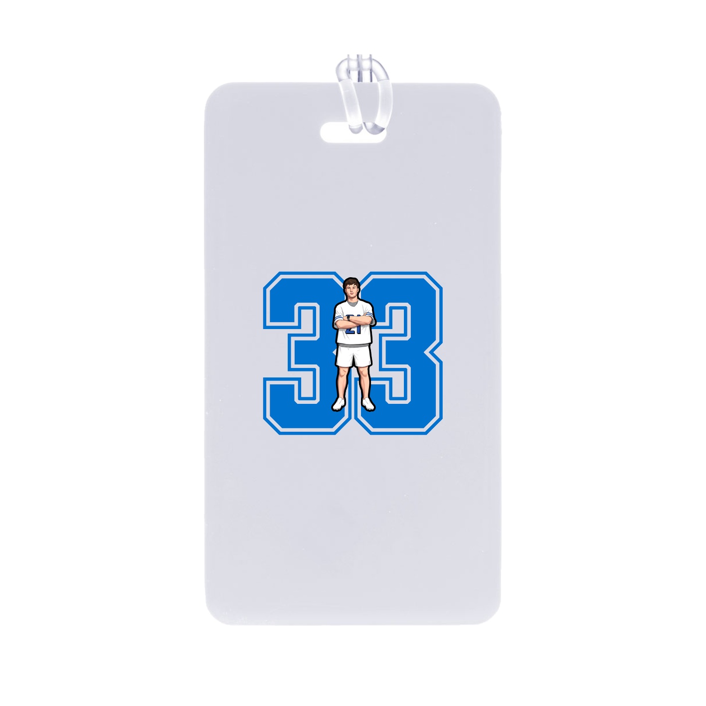 Bag Tag — Number in Classic