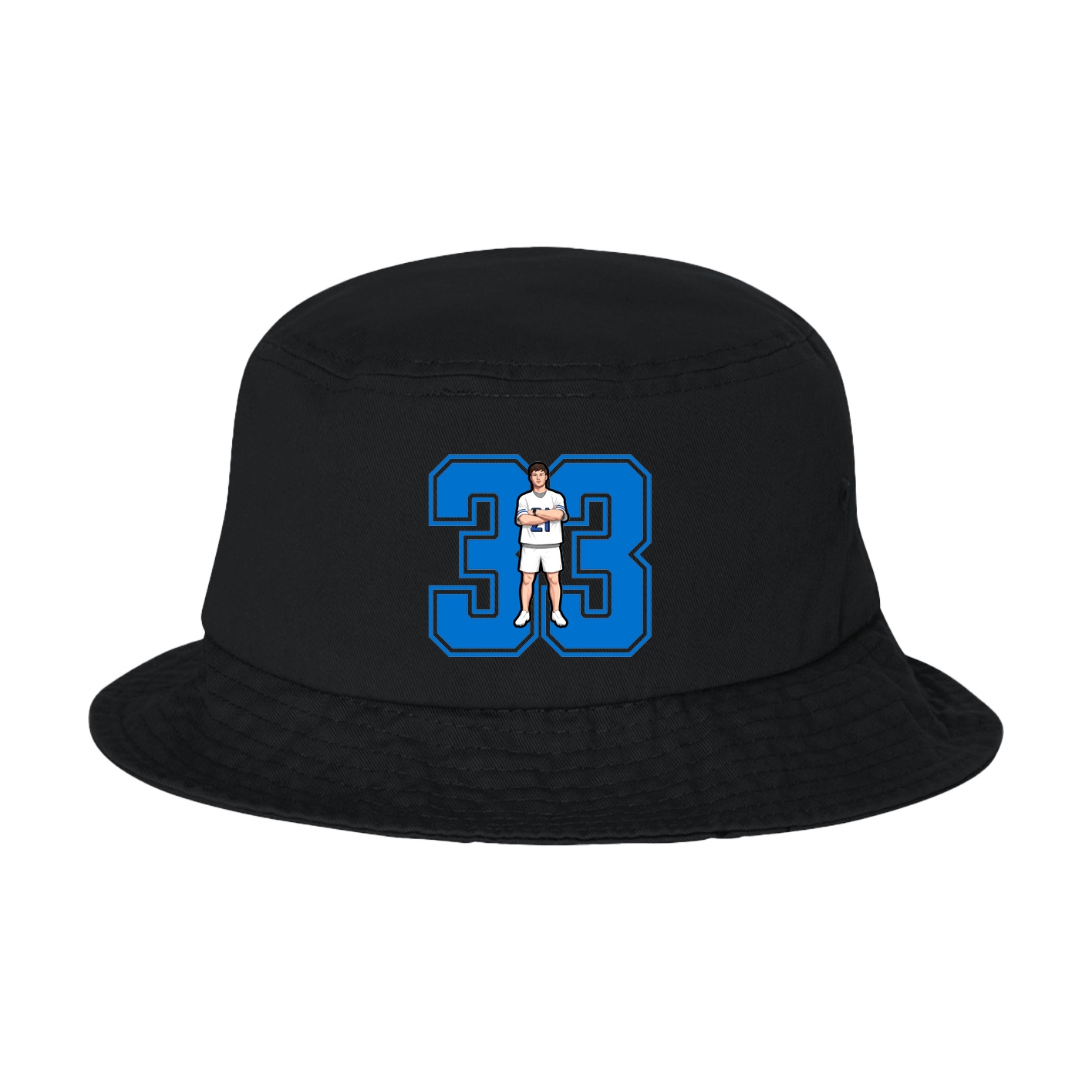 Bucket Cap — Number in Black